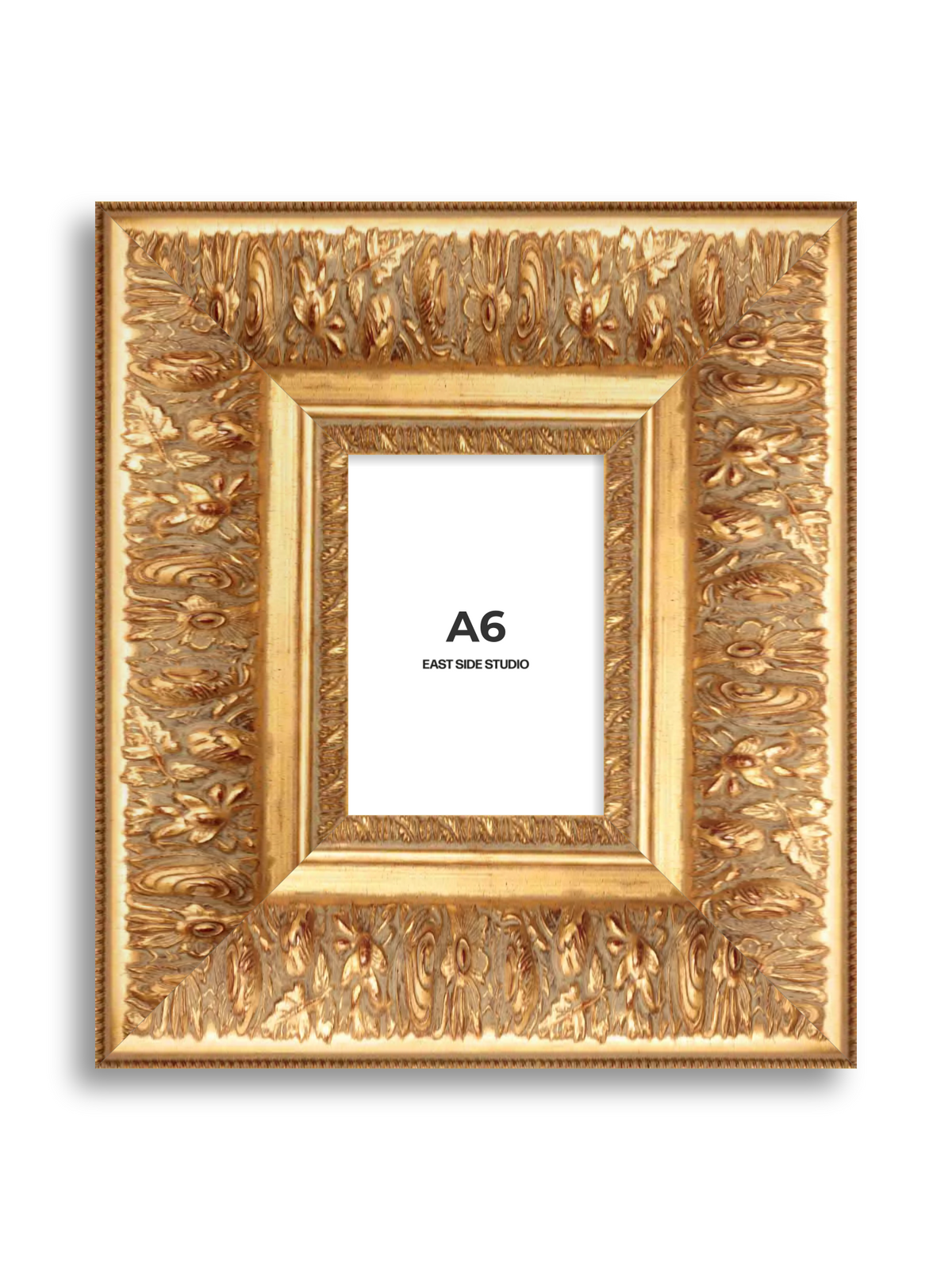 Rocaille Gold A6 picture frame