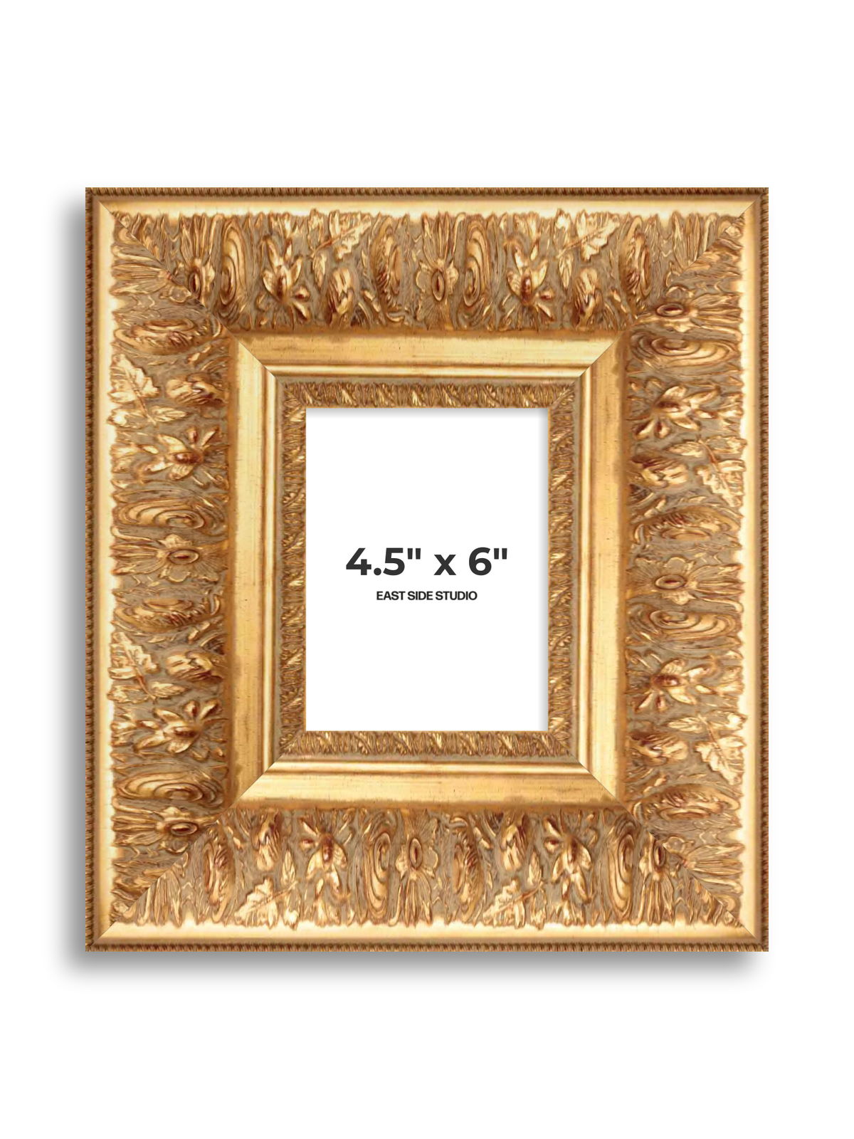 Rocaille Gold 4.5" x 6" picture frame