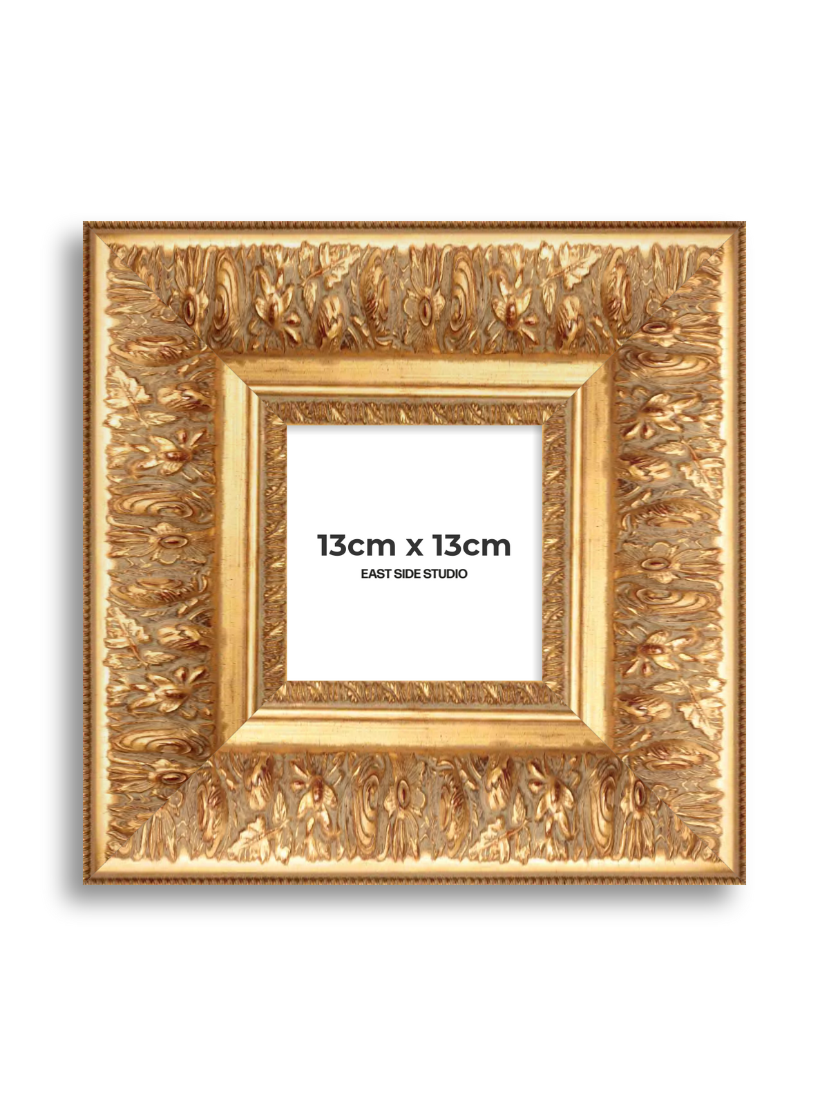 Rocaille Gold 13cm x 13cm picture frame
