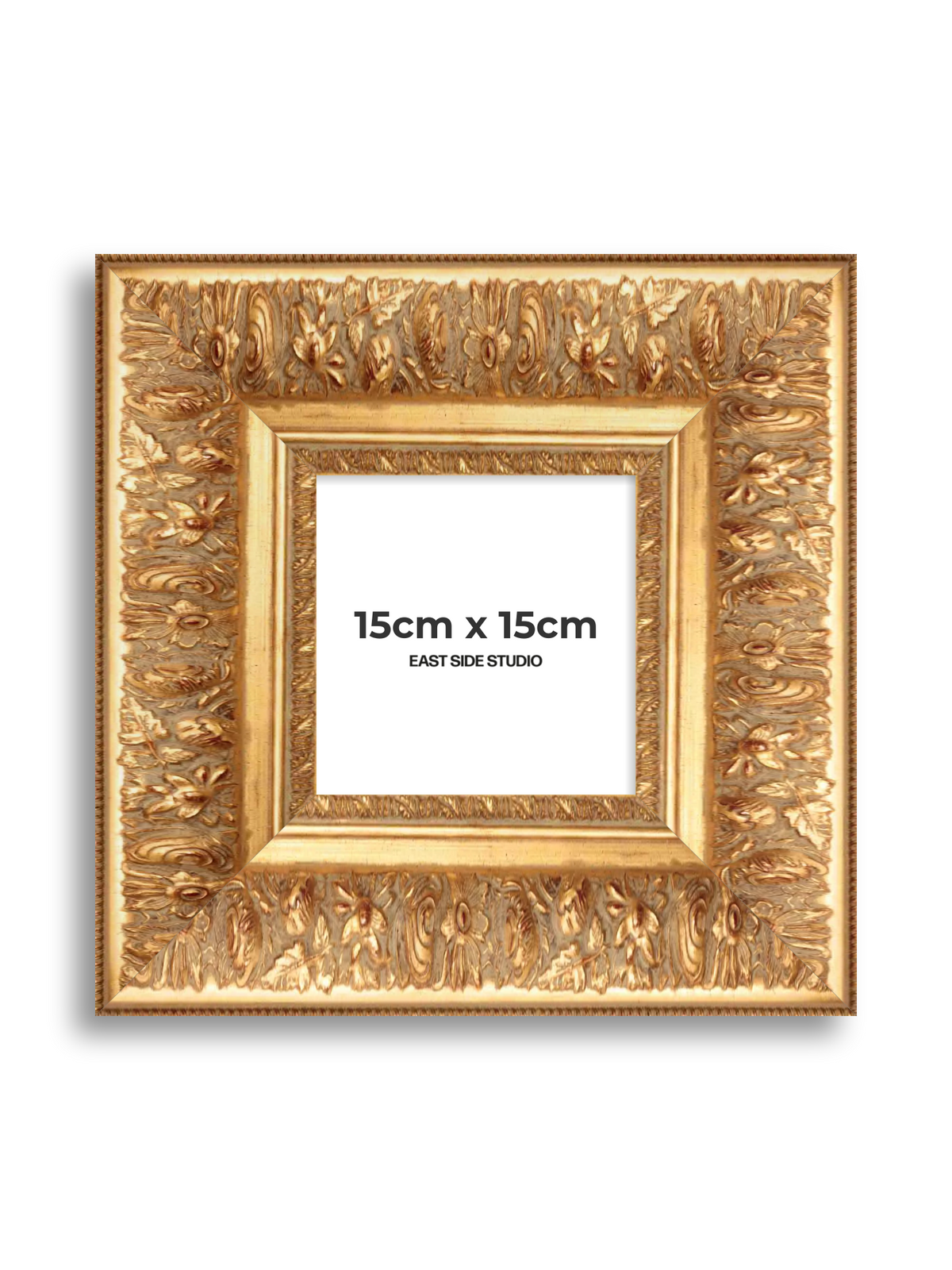 Rocaille Gold 15cm x 15cm picture frame