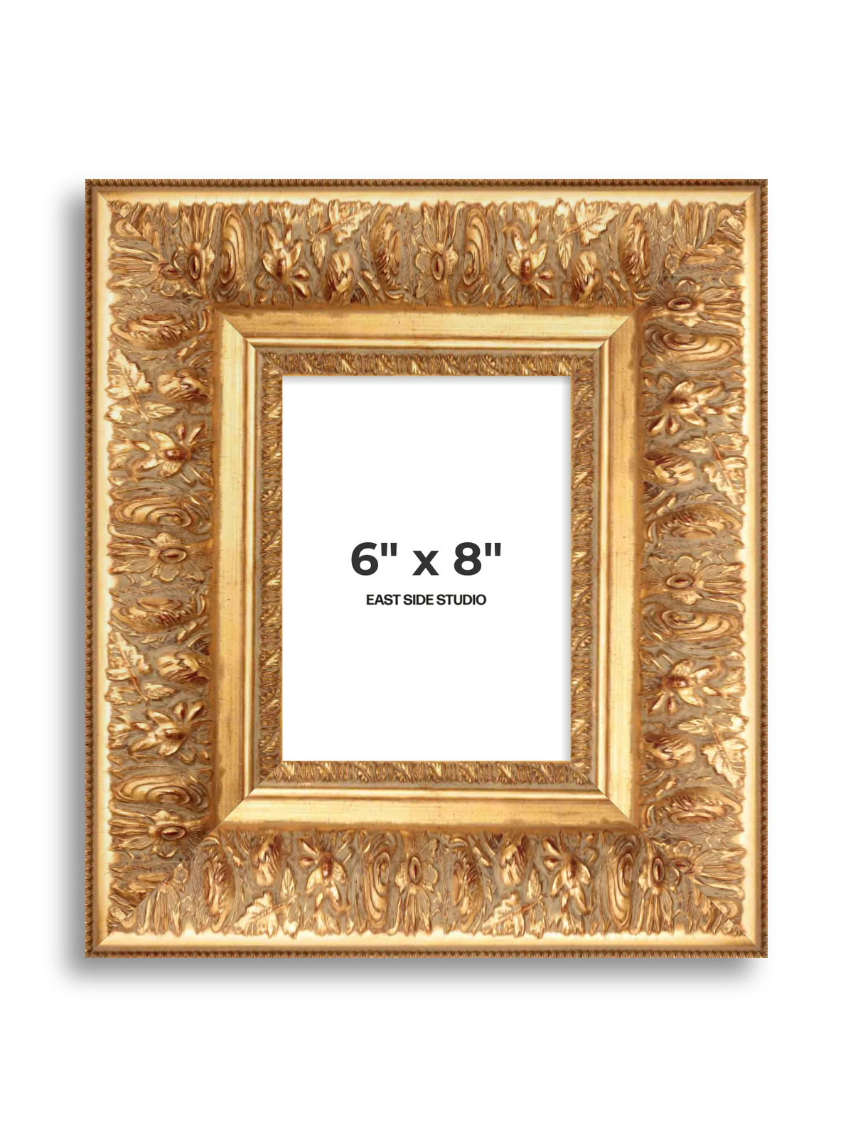 Rocaille Gold 6" x 8" picture frame