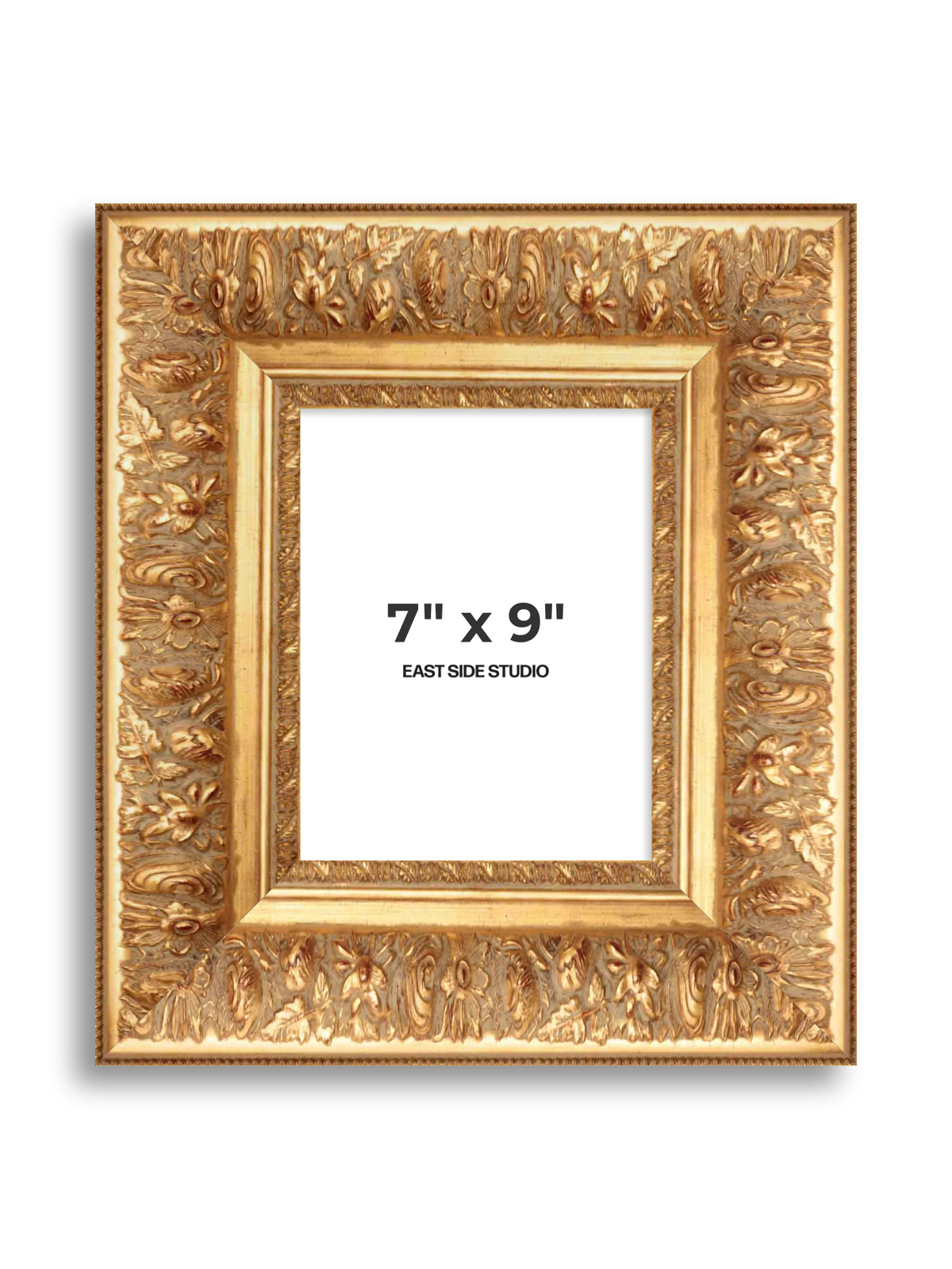 Rocaille Gold 7" x 9" picture frame