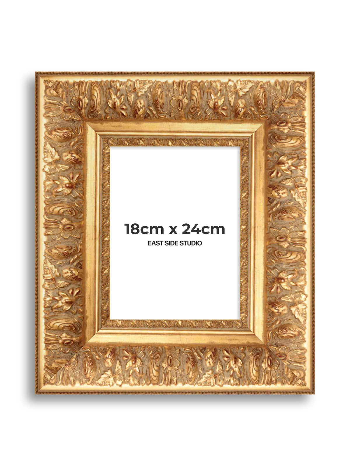 Rocaille Gold 18cm x 24cm picture frame