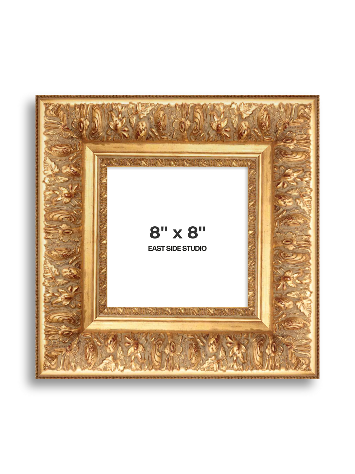 Rocaille Gold 8" x 8" picture frame