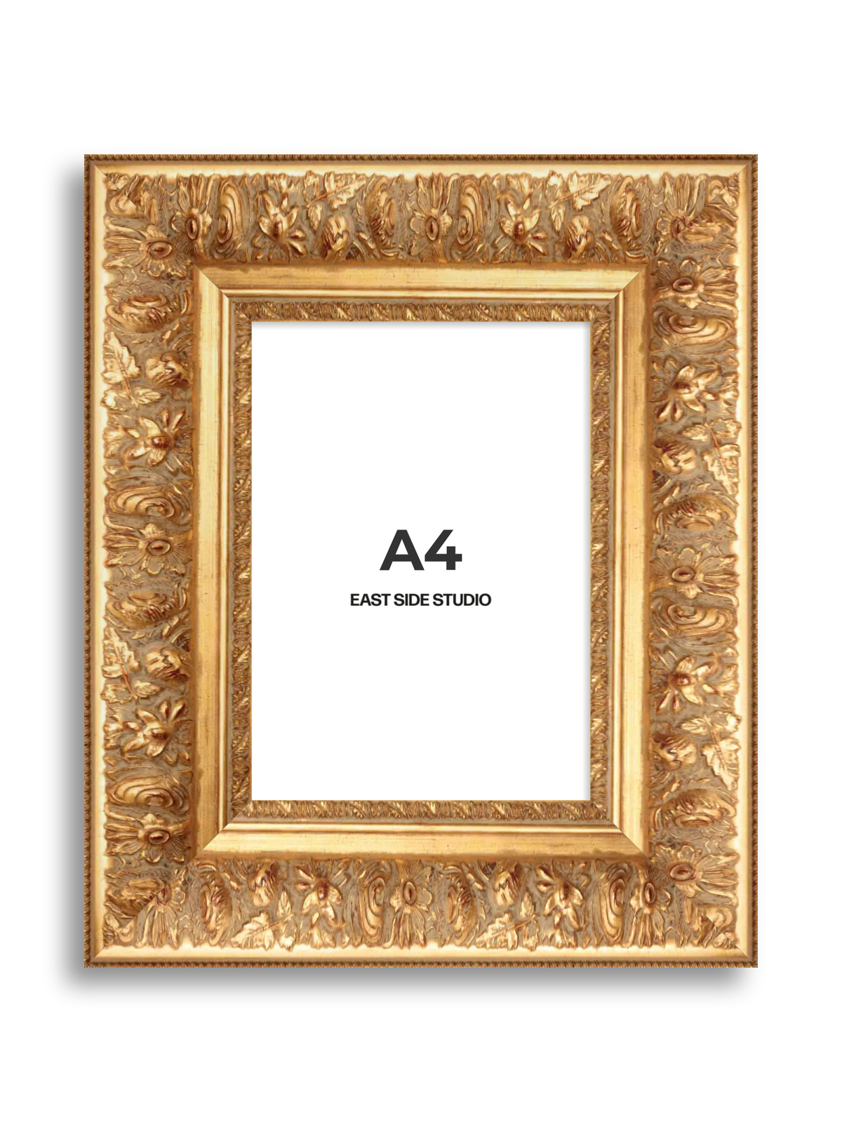 Rocaille Gold A4 picture frame