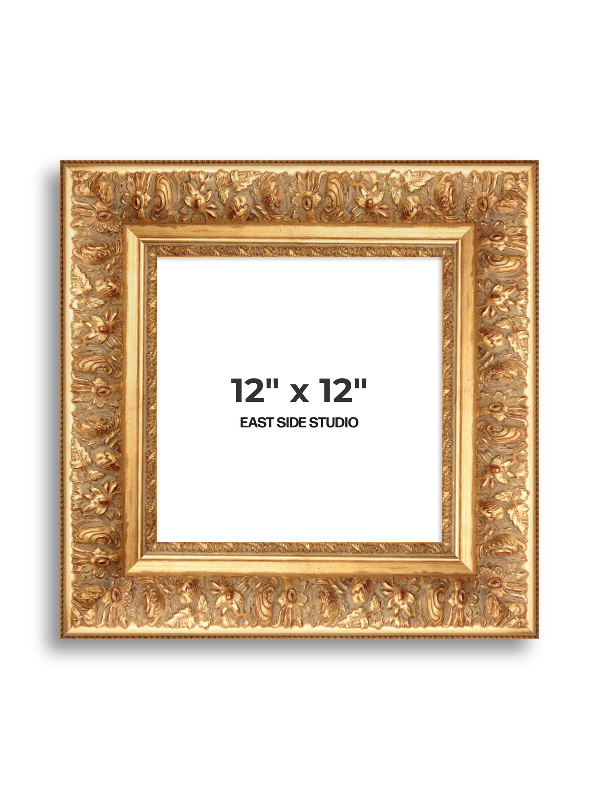 Rocaille Gold 12" x 12" picture frame