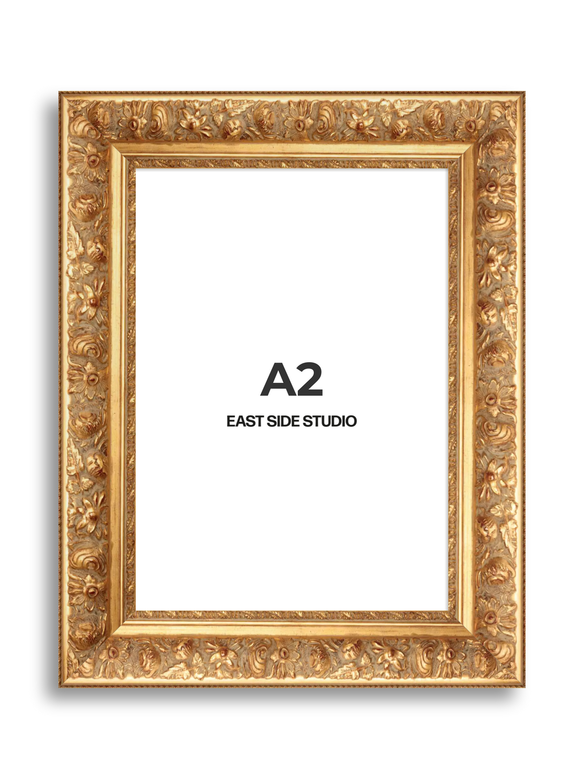 Rocaille Gold A2 picture frame