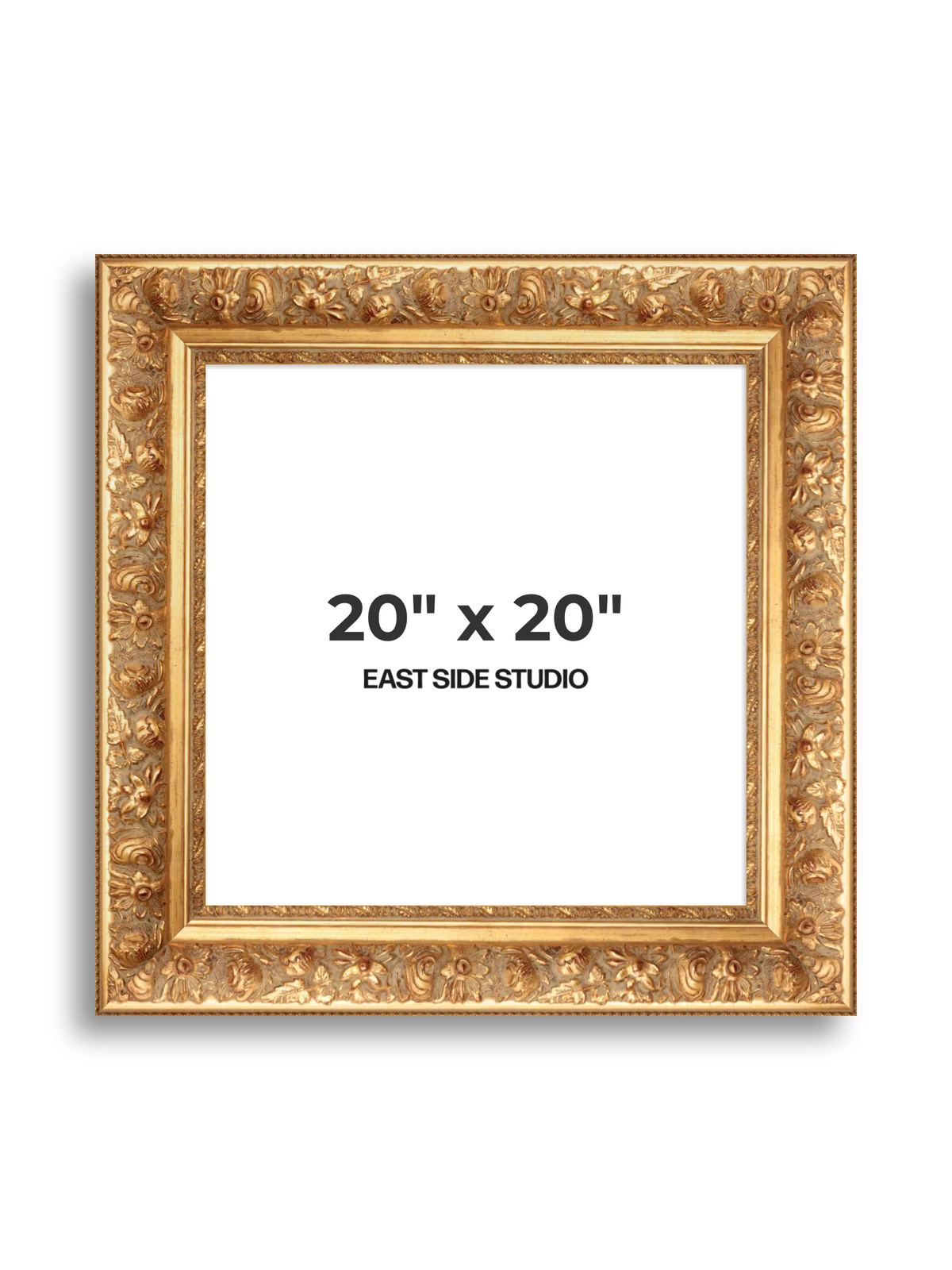 Rocaille Gold 20" x 20" picture frame