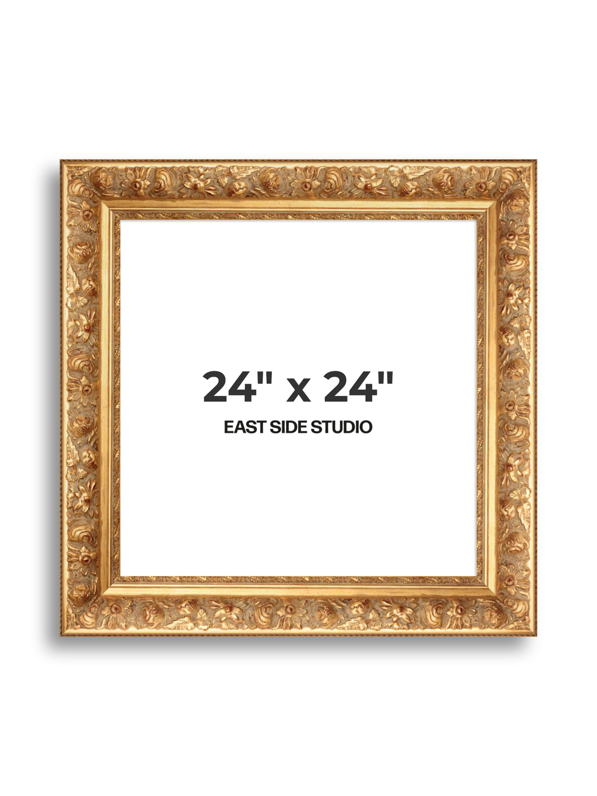 Rocaille Gold 24" x 24" picture frame