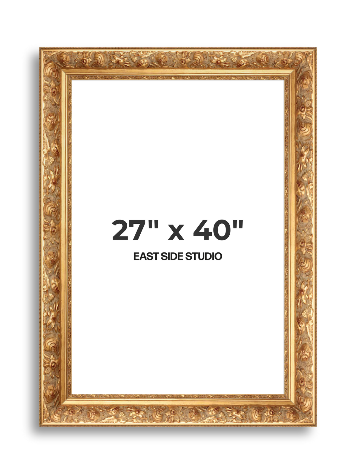 Rocaille Gold 27" x 40" picture frame