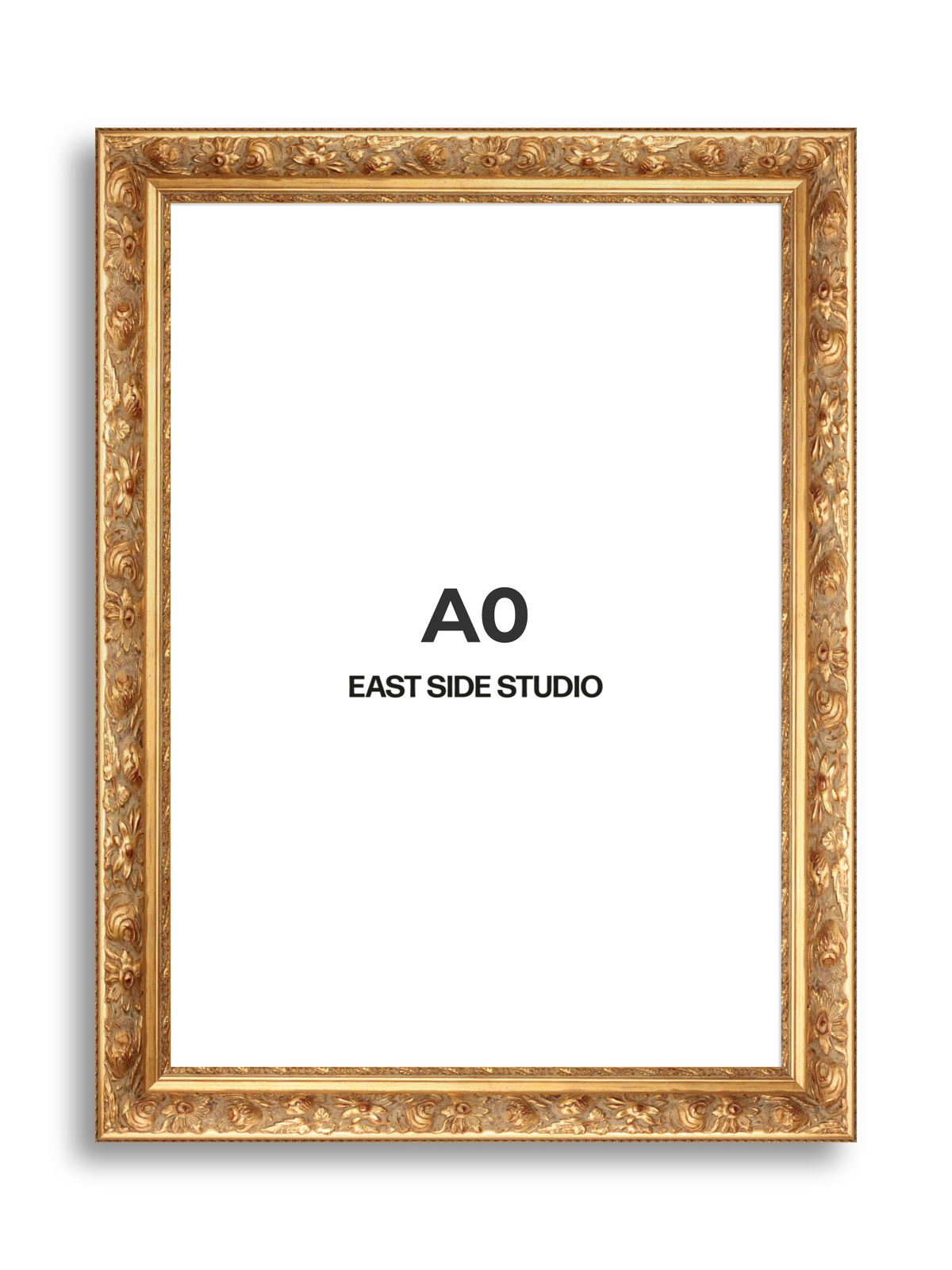 Rocaille Gold A0 picture frame