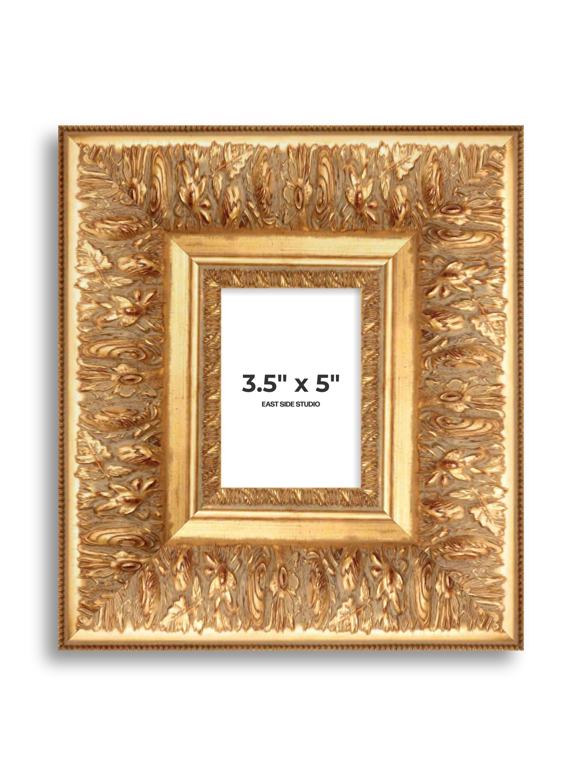 Rocaille Gold 3.5" x 5" picture frame