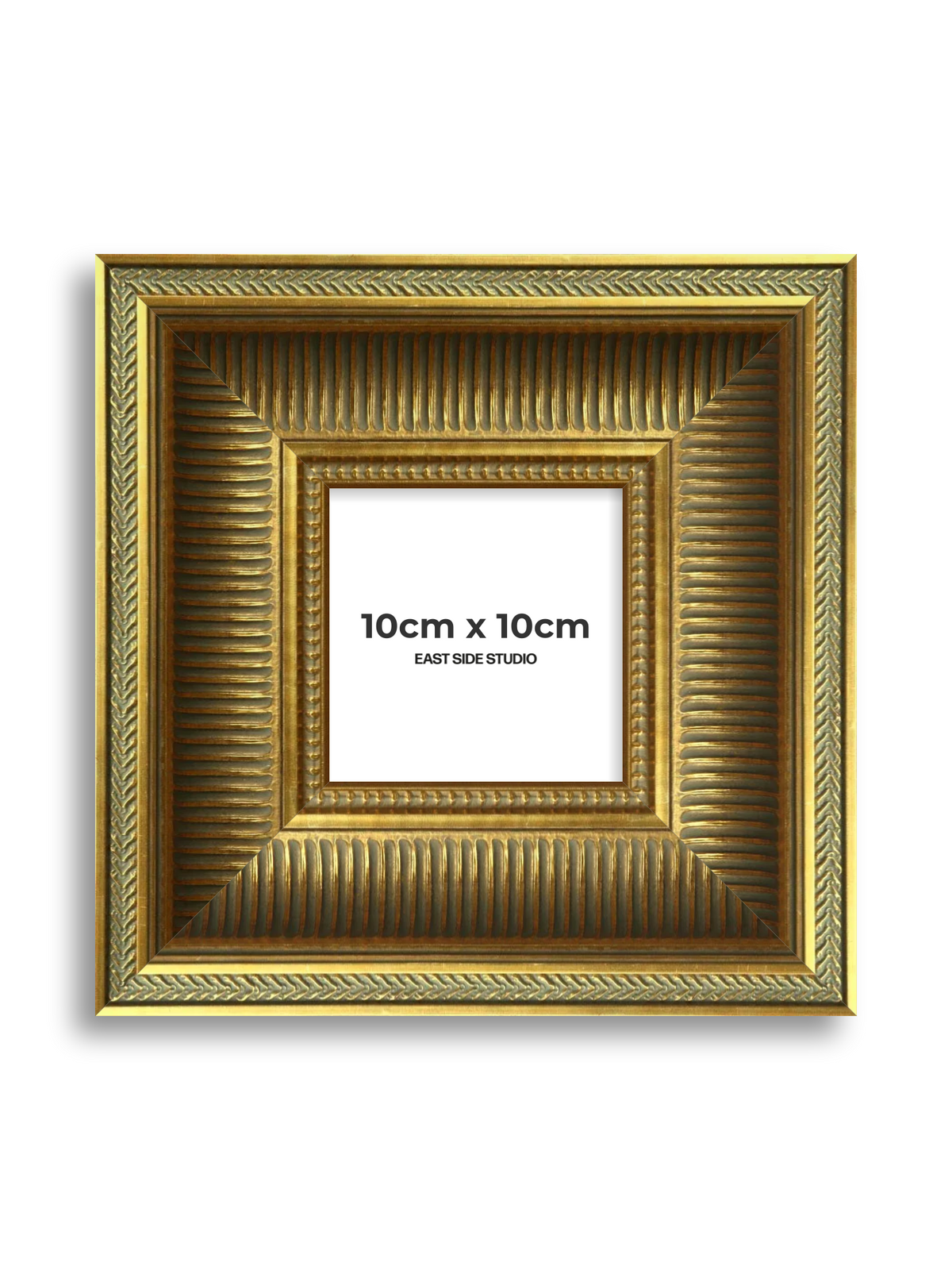 Portico Gold 10cm x 10cm picture frame