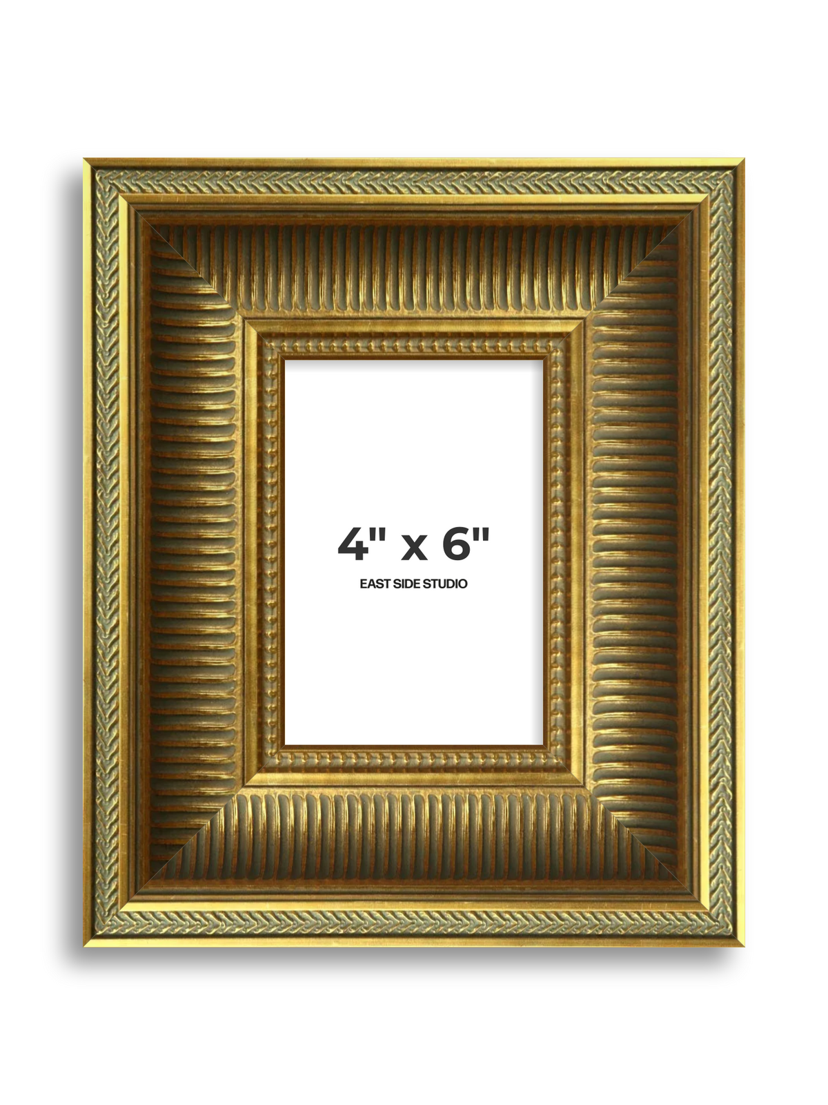 Portico Gold 4" x 6" picture frame