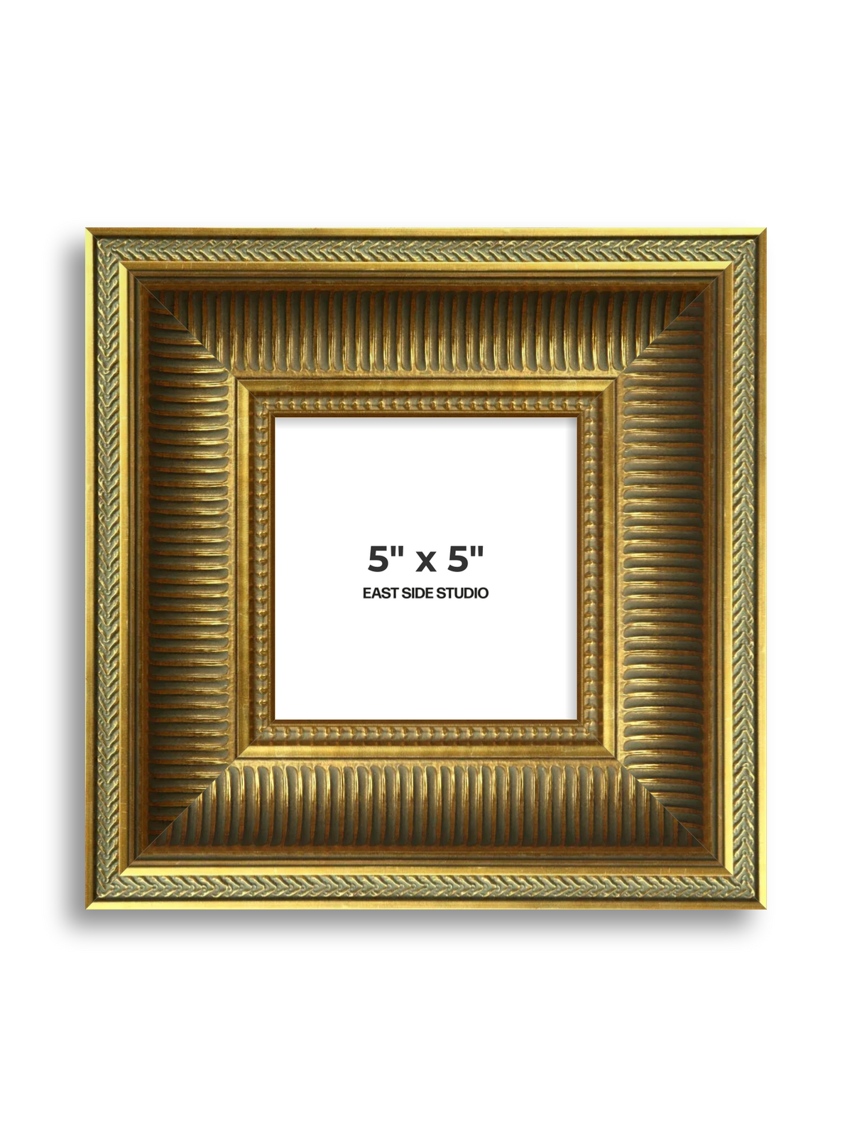 Portico Gold 5" x 5" picture frame