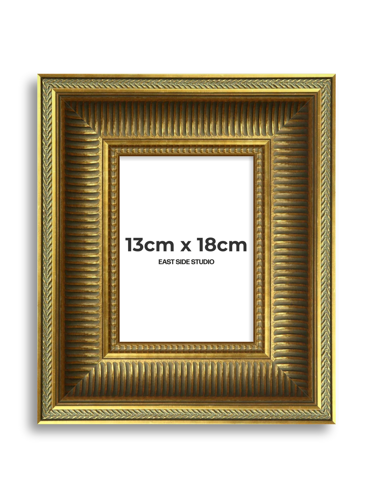 Portico Gold 13cm x 18cm picture frame