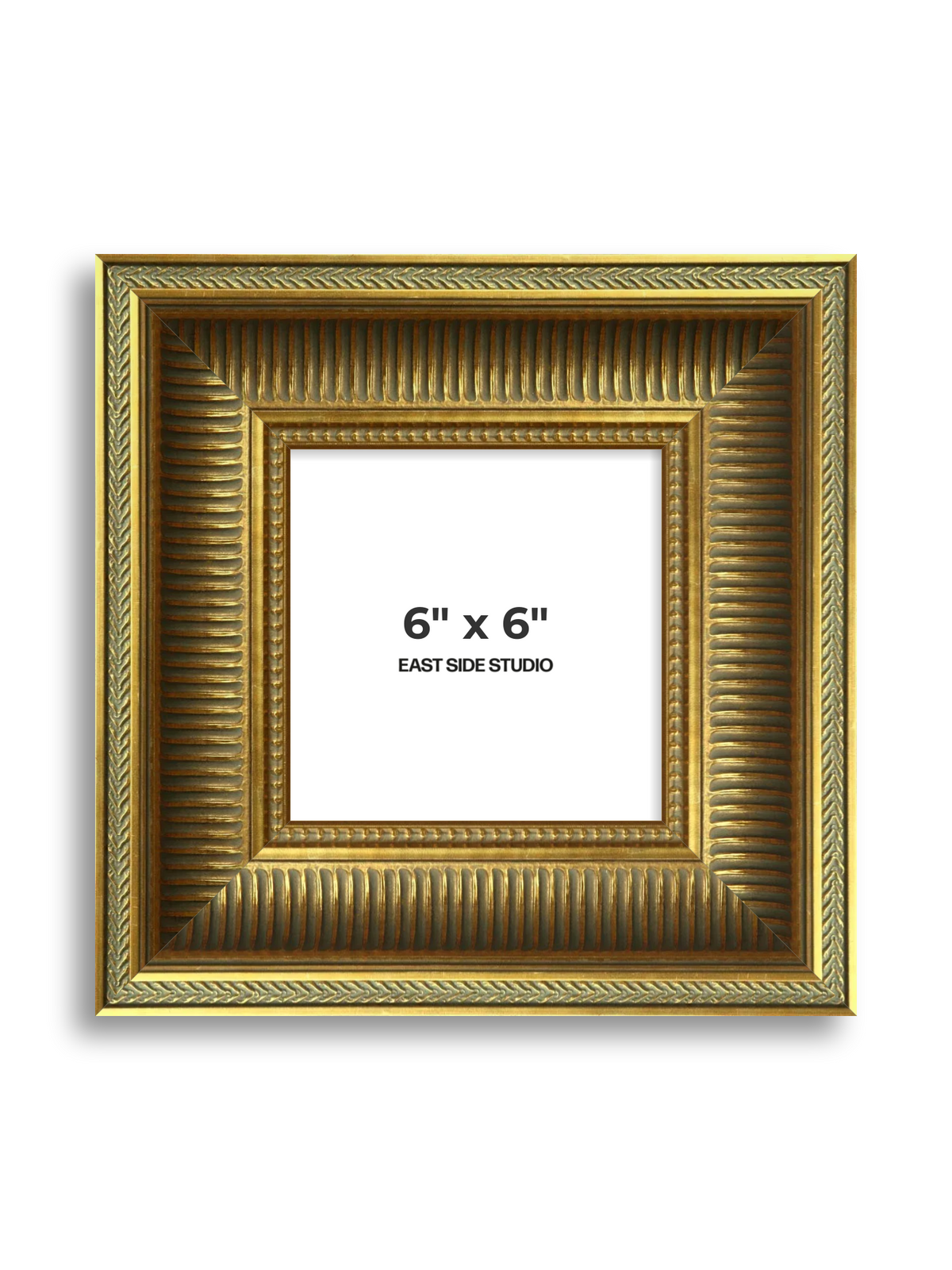 Portico Gold 6" x 6" picture frame