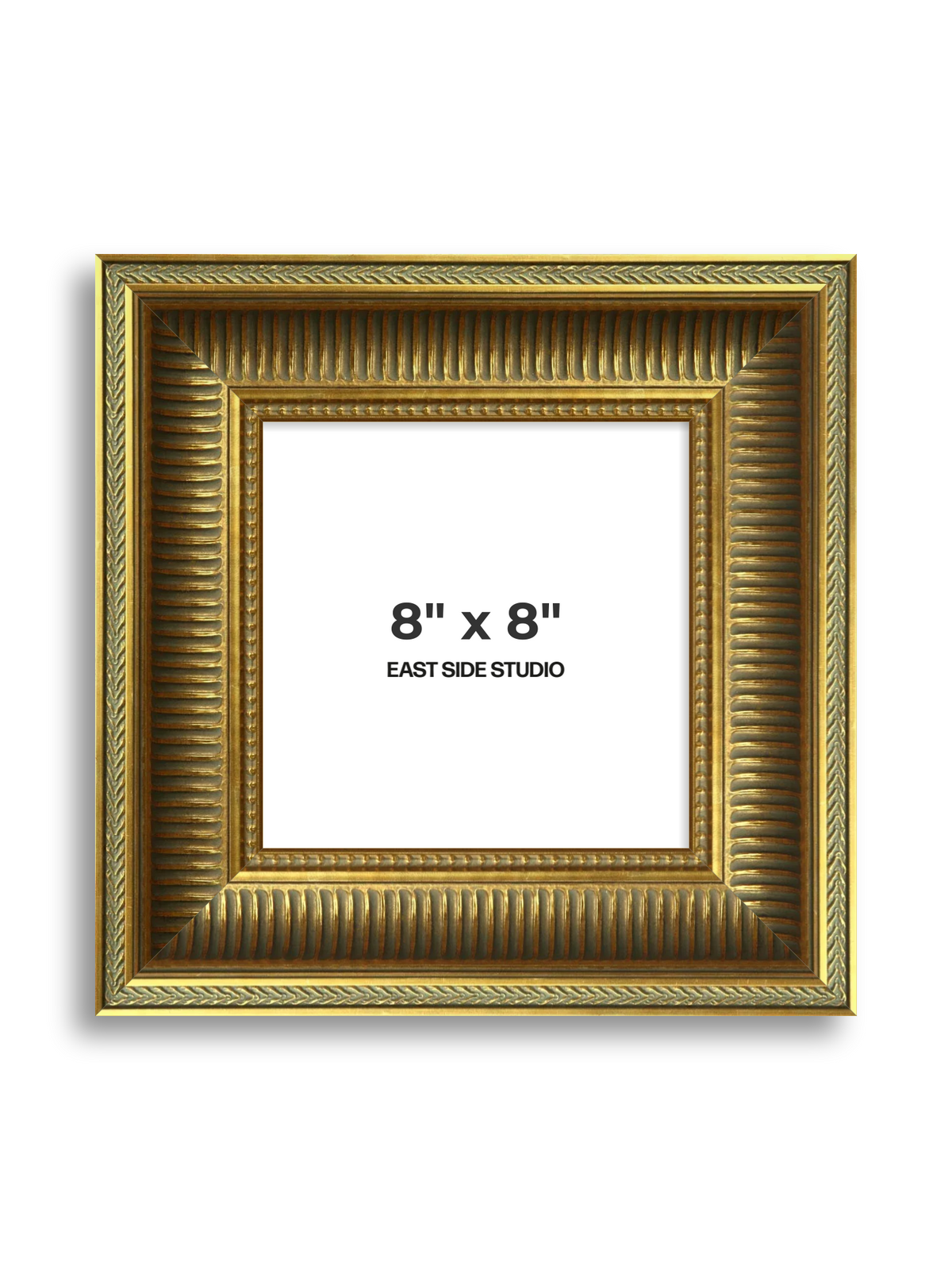 Portico Gold 8" x 8" picture frame