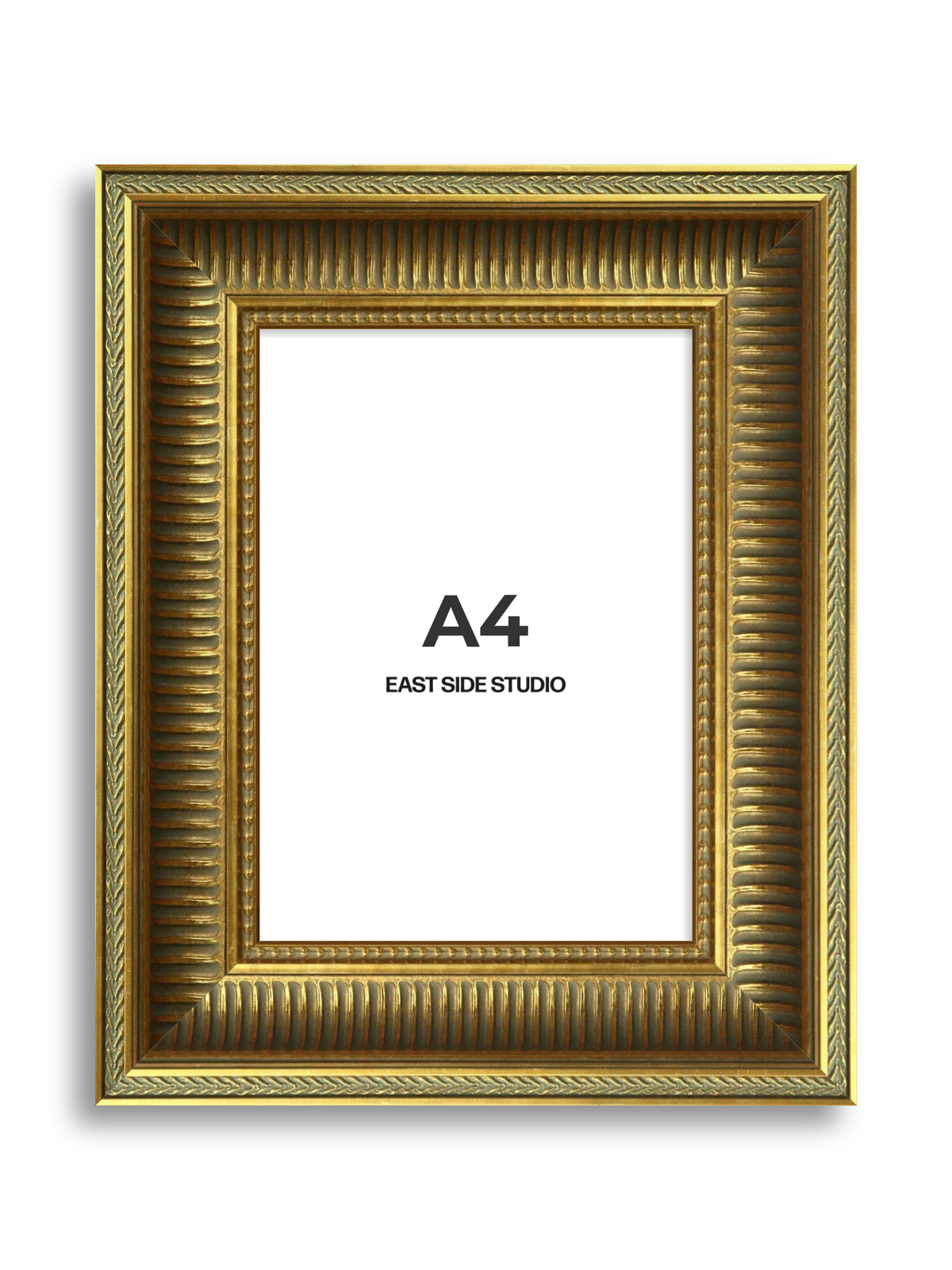 Portico Gold A4 picture frame