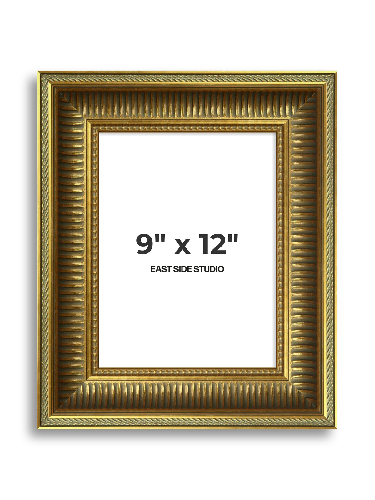 Portico Gold 9" x 12" picture frame
