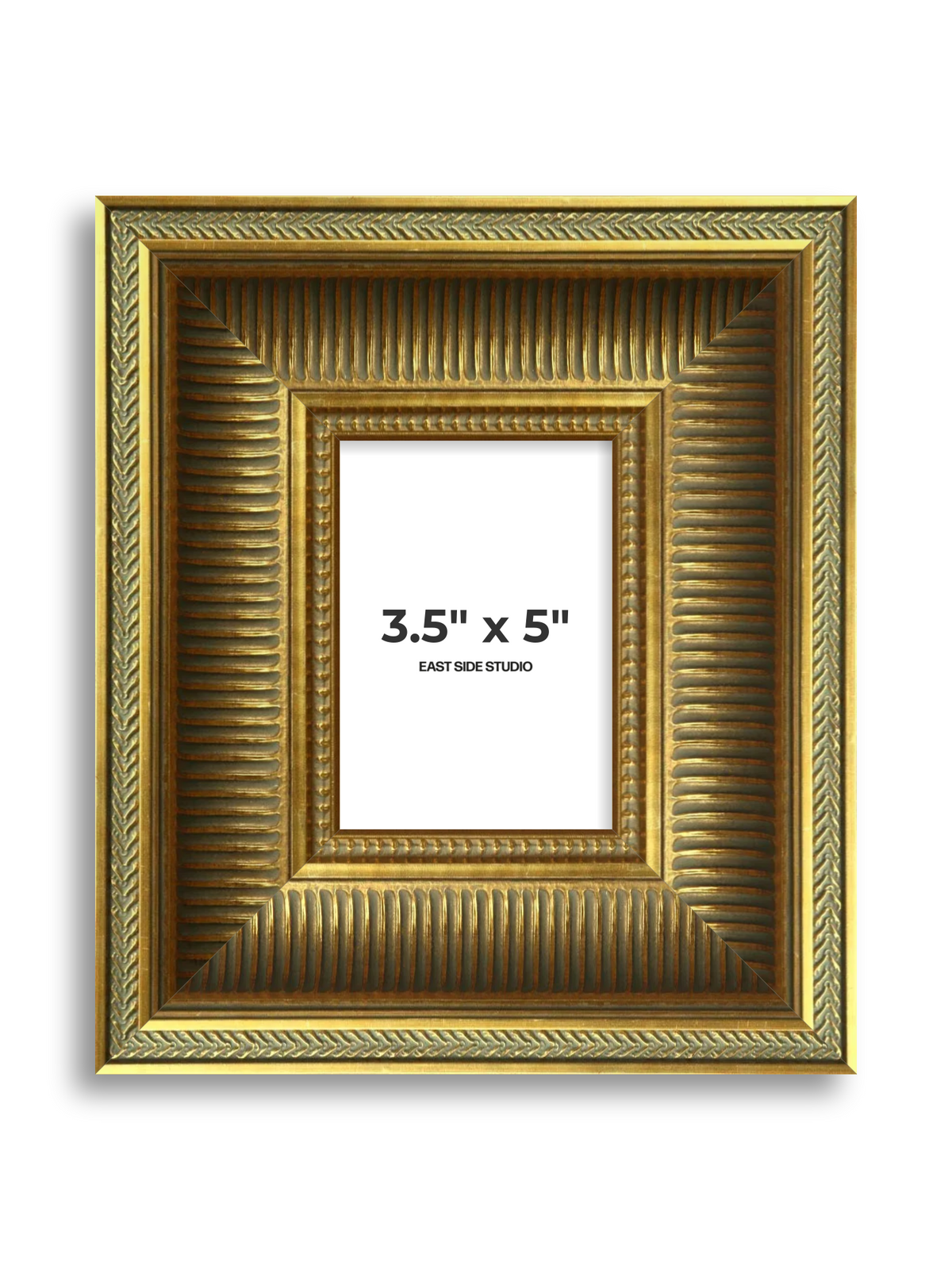 Portico Gold 3.5" x 5" picture frame