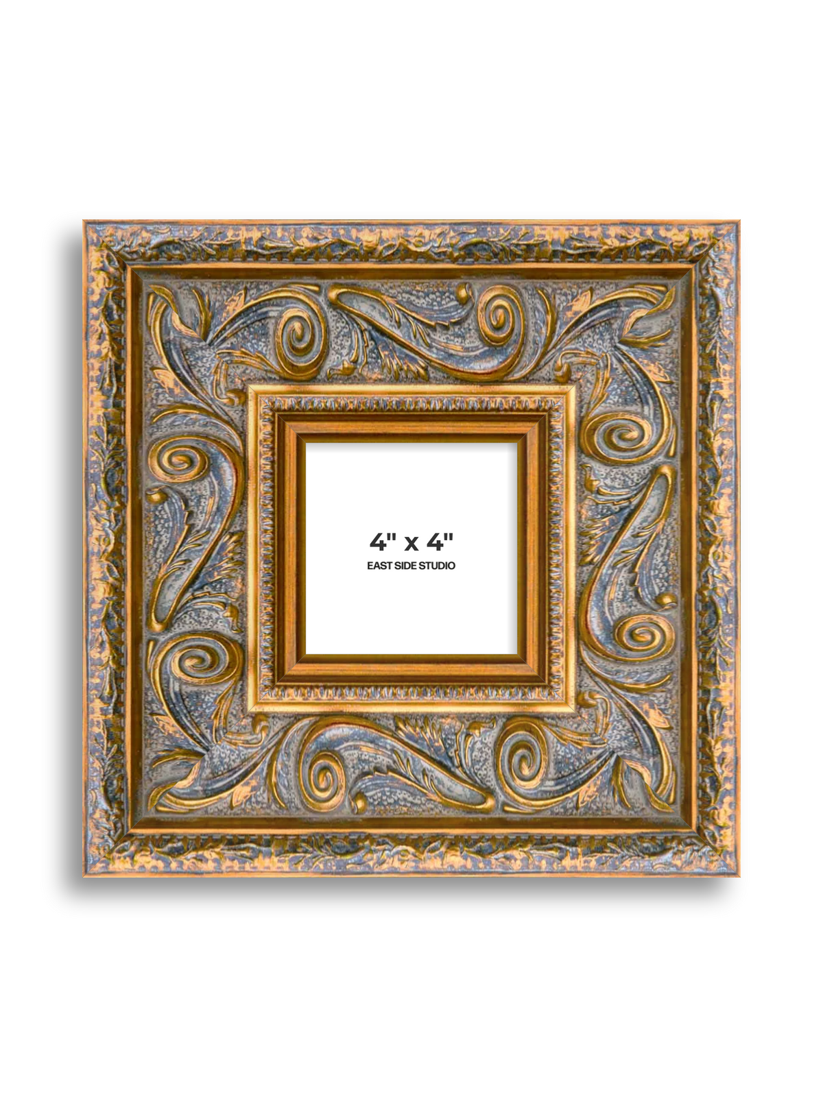 Arabesque Grand Gold 4" x 4" picture frame