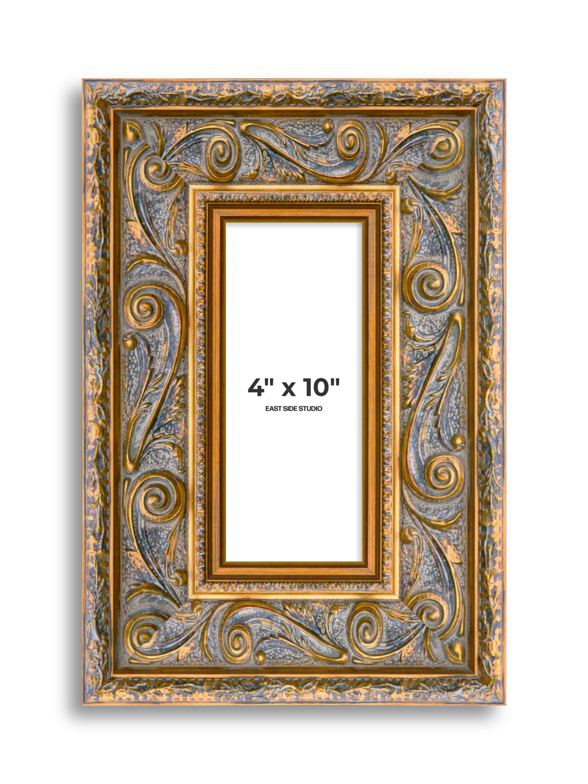 Arabesque Grand Gold 4" x 10" picture frame
