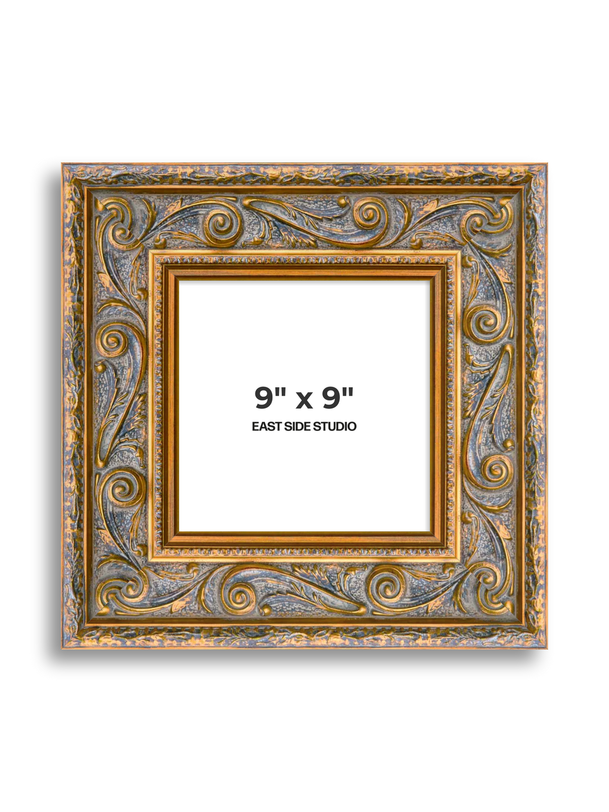 Arabesque Grand Gold 9" x 9" picture frame