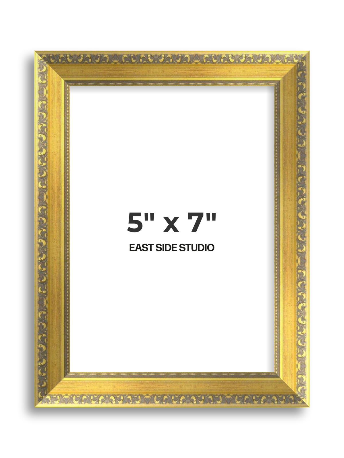Florin Gold 5" x 7" picture frame