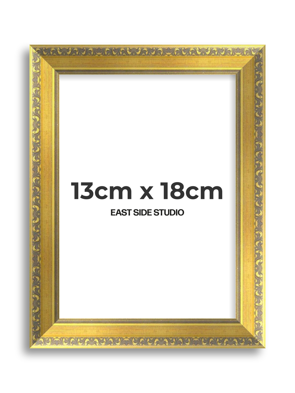 Florin Gold 13cm x 18cm picture frame