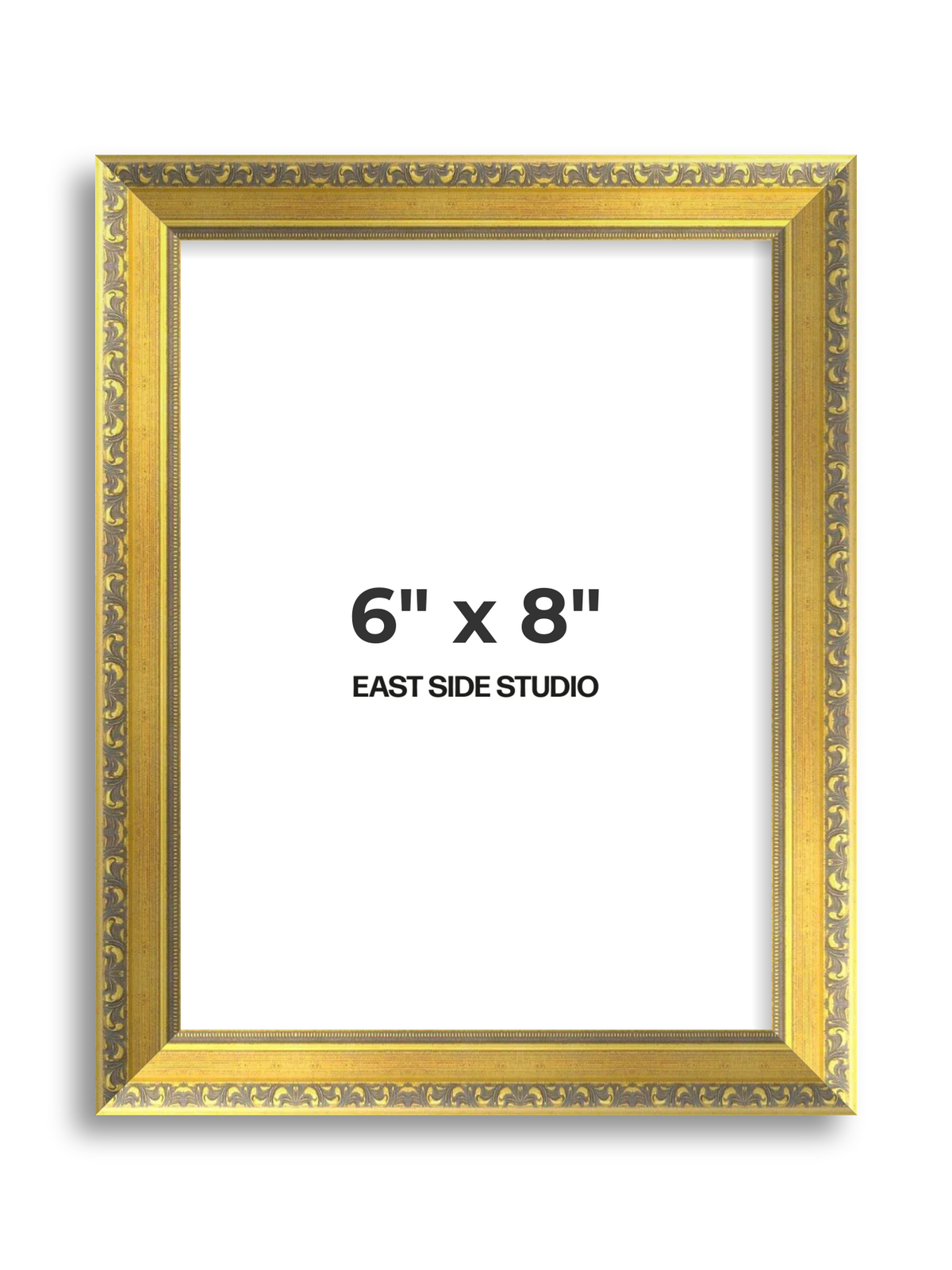Florin Gold 6" x 8" picture frame