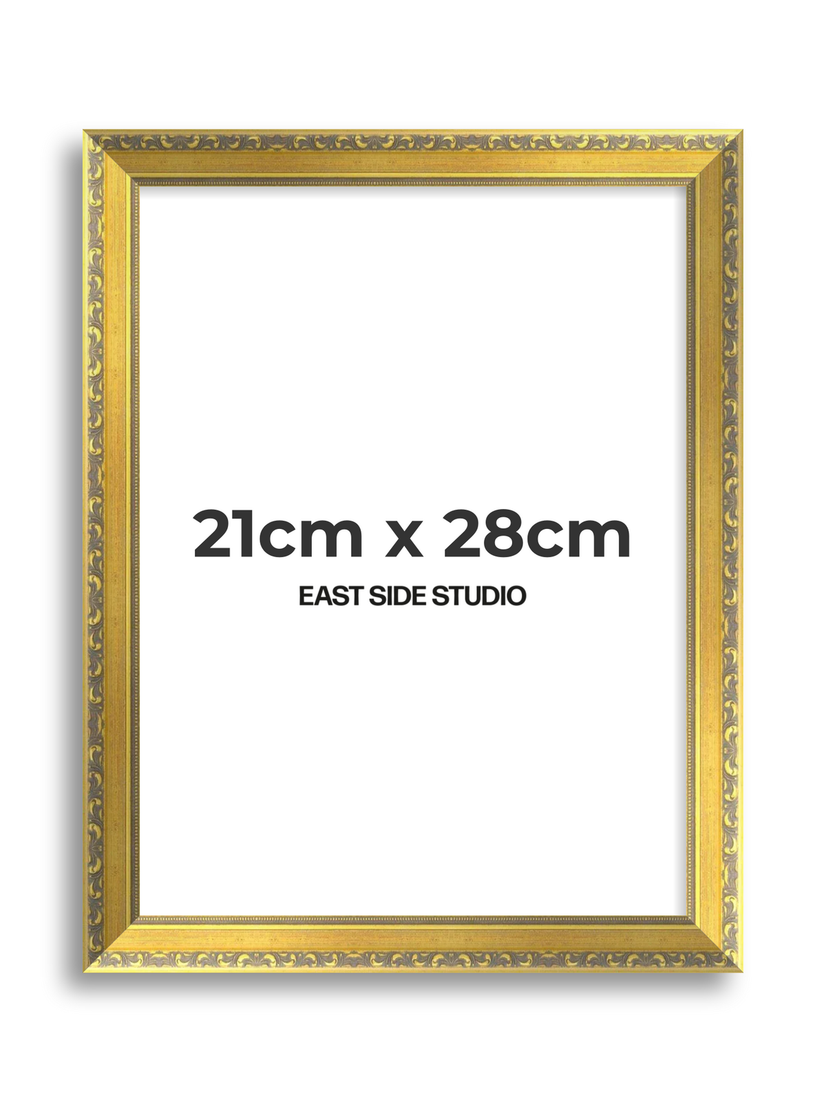 Florin Gold 21cm x 28cm picture frame