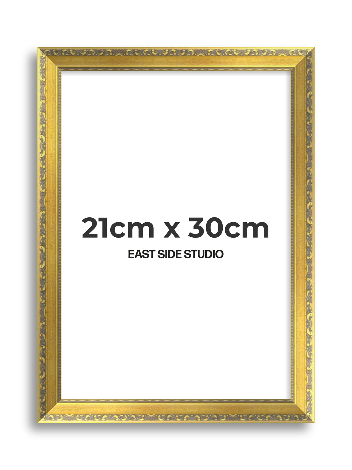 Florin Gold 21cm x 30cm picture frame