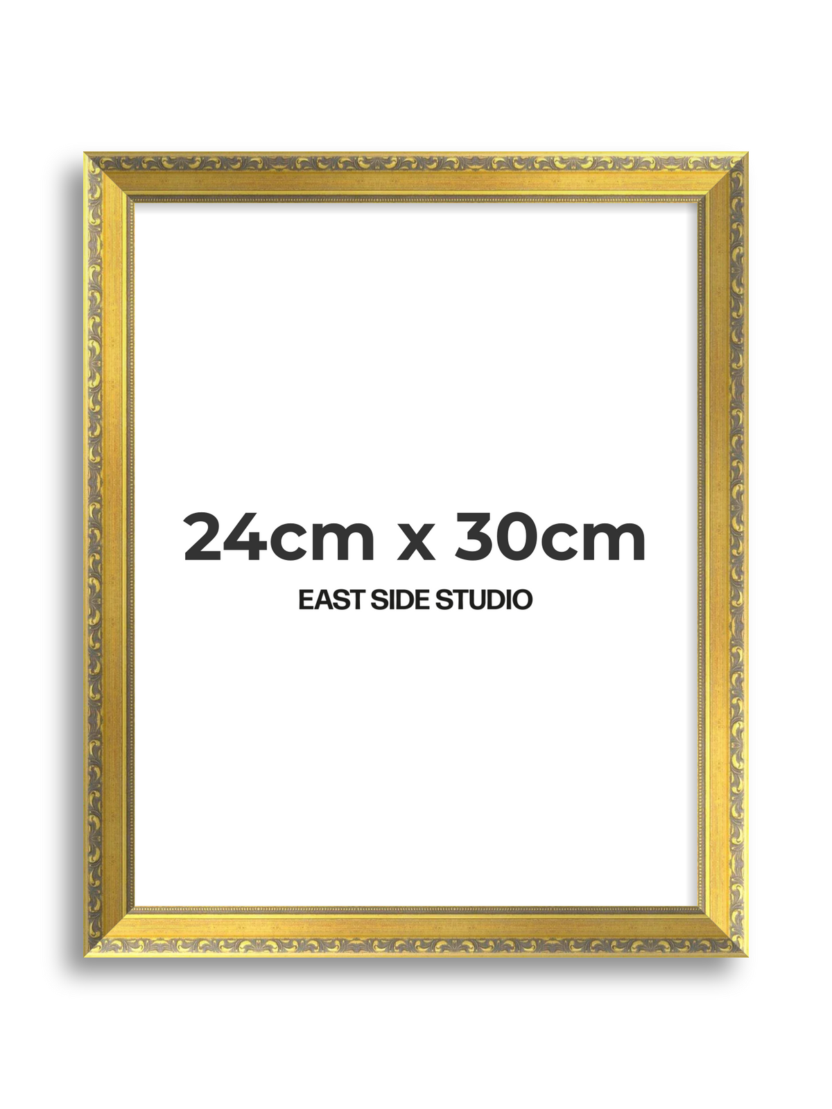 Florin Gold 24cm x 30cm picture frame