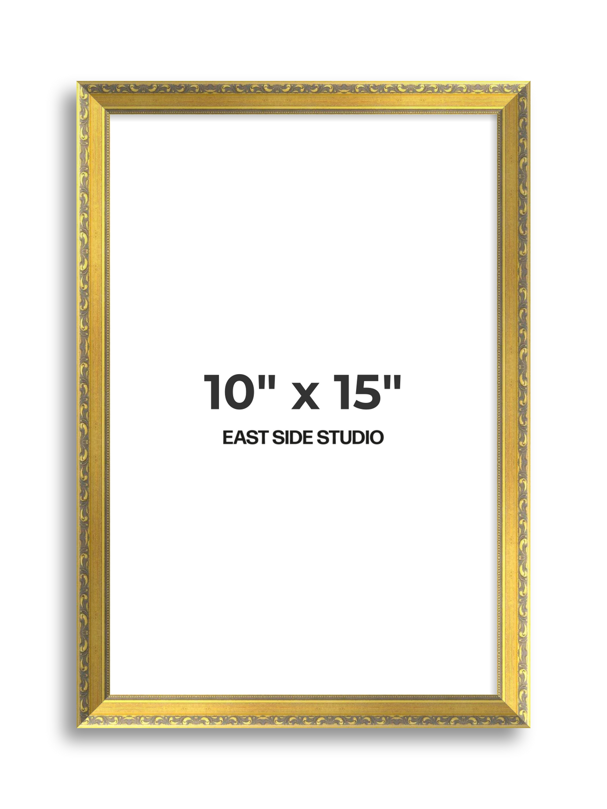 Florin Gold 10" x 15" picture frame