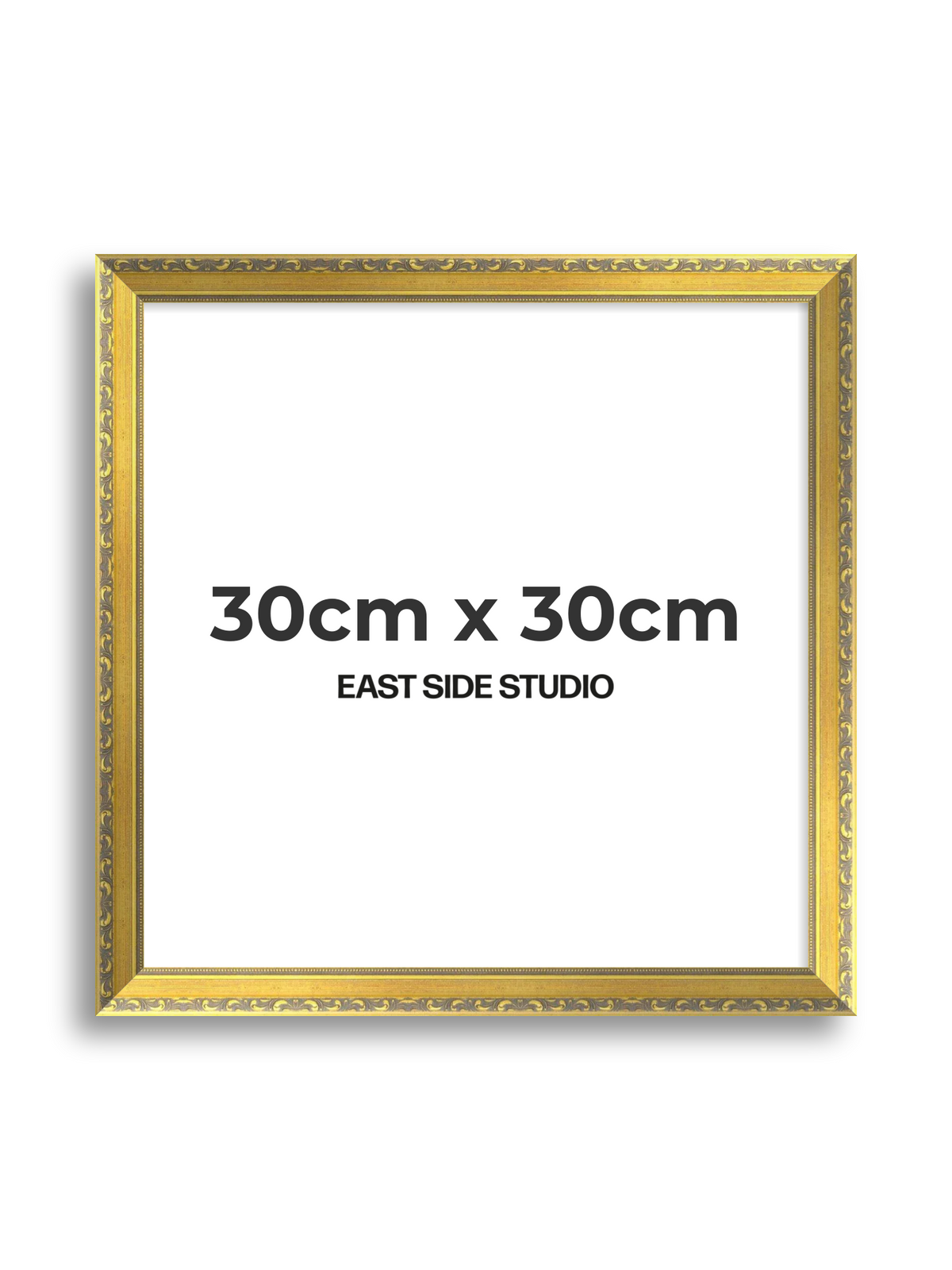Florin Gold 30cm x 30cm picture frame