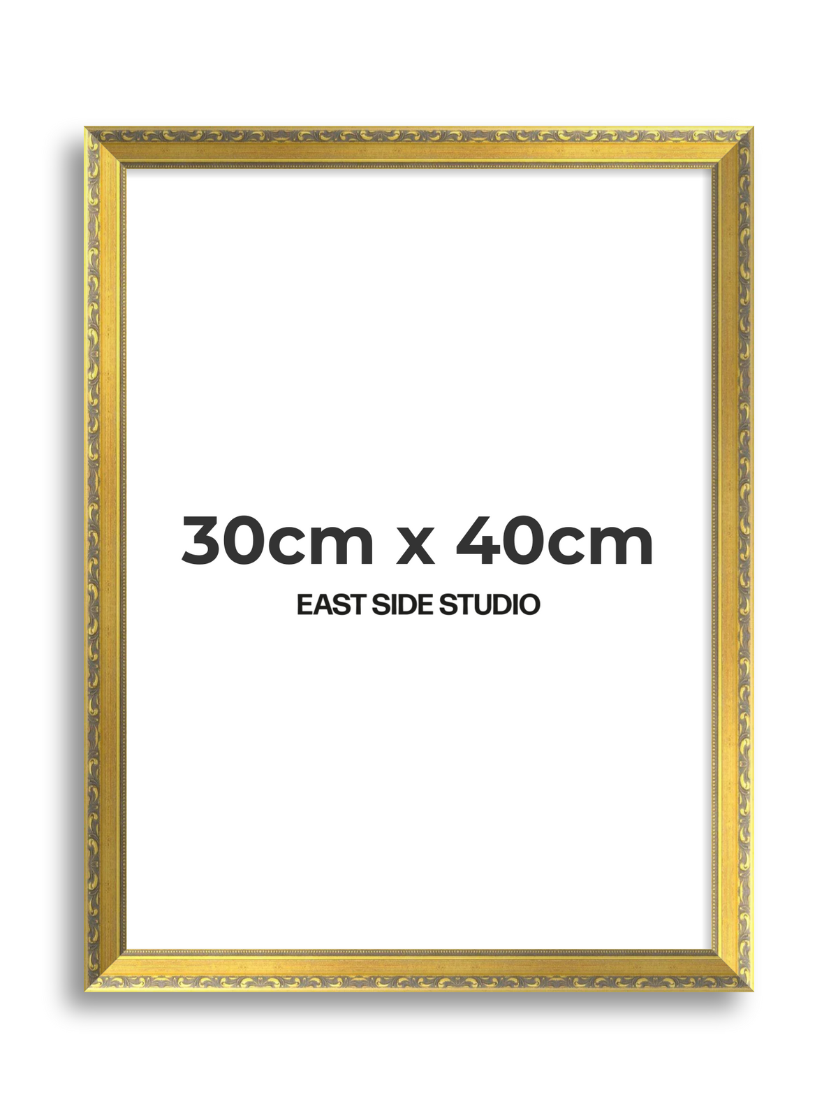 Florin Gold 30cm x 40cm picture frame