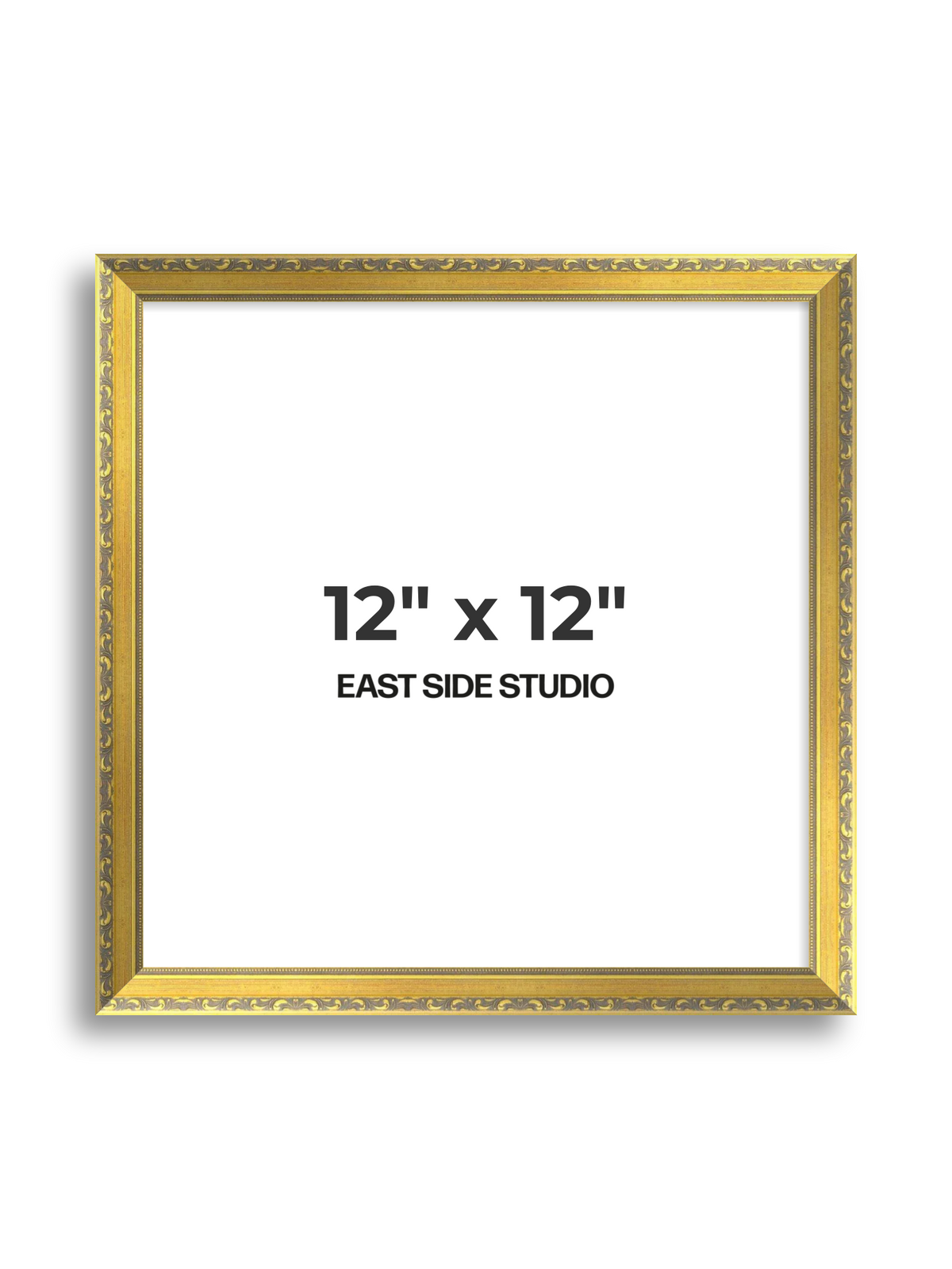 Florin Gold 12" x 12" picture frame