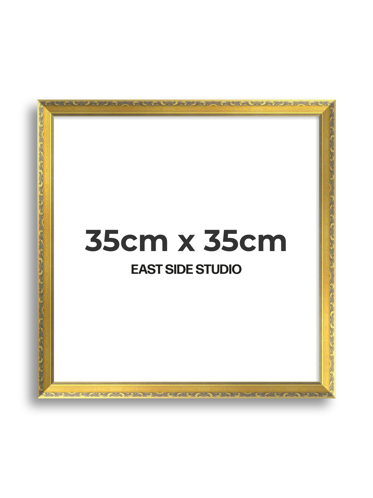 Florin Gold 35cm x 35cm picture frame