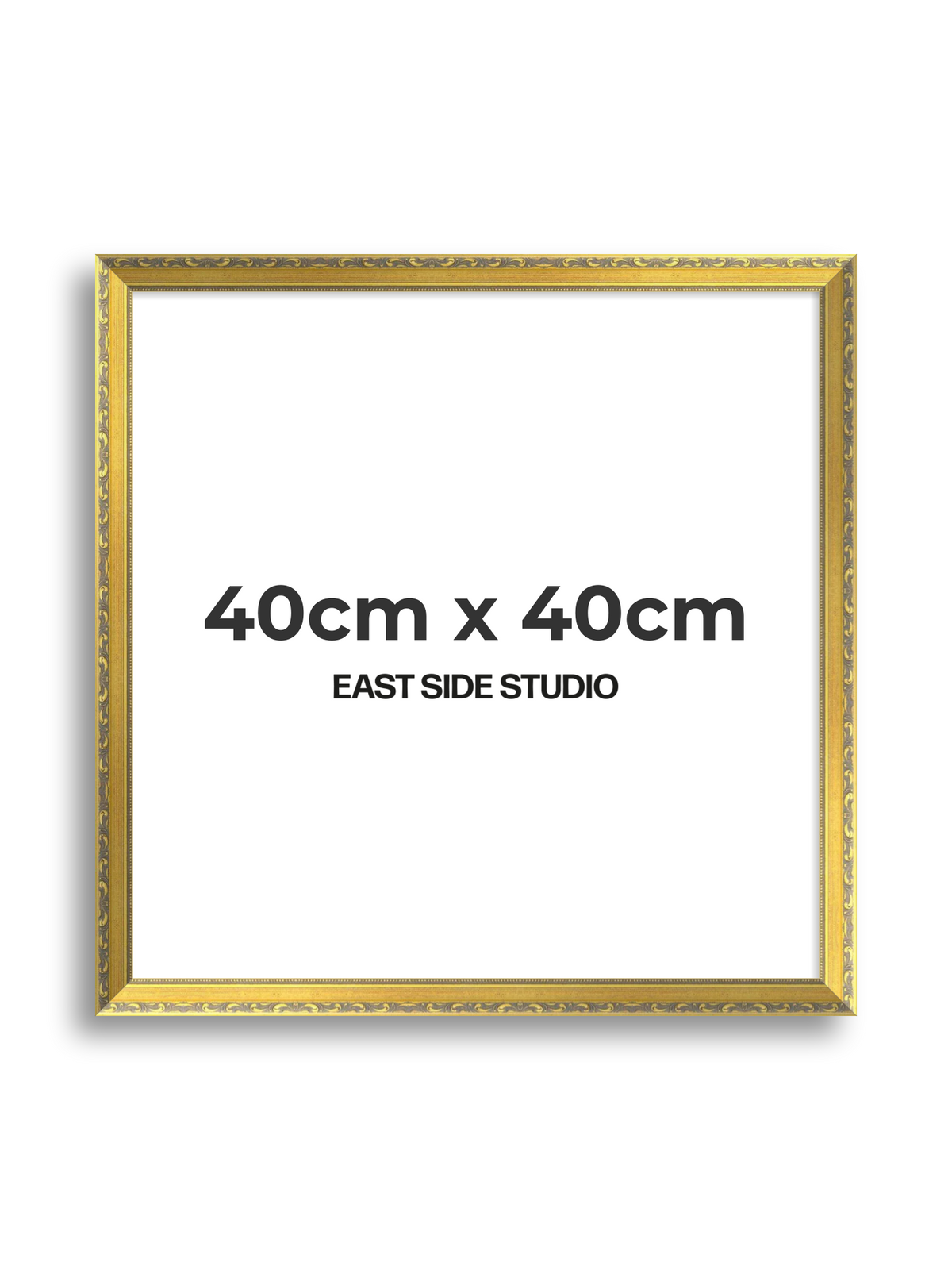 Florin Gold 40cm x 40cm picture frame