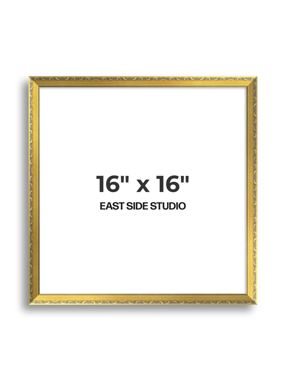 Florin Gold 16" x 16" picture frame