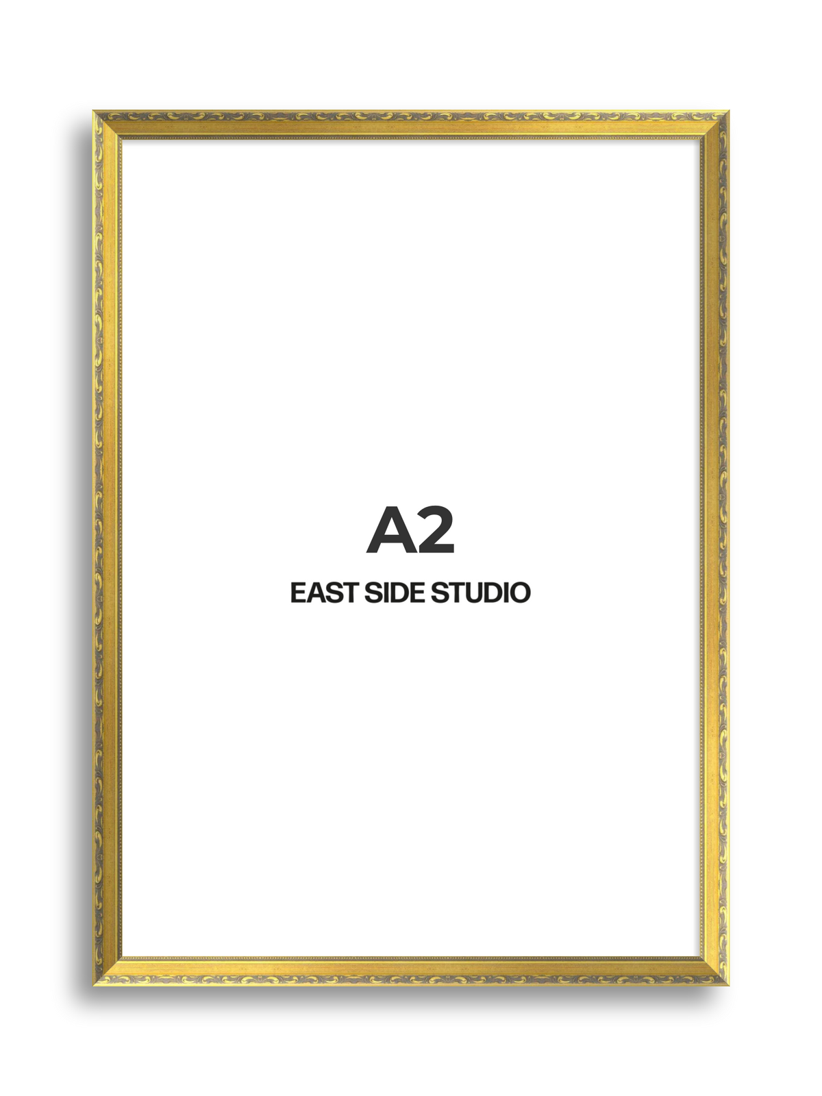 Florin Gold A2 picture frame