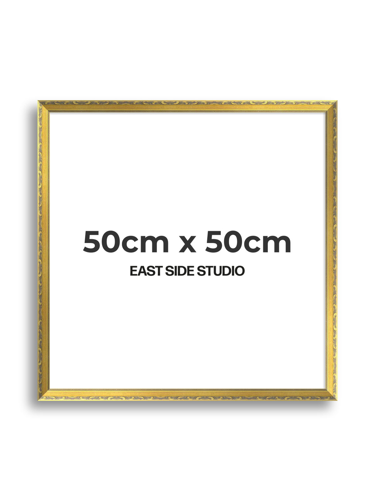 Florin Gold 50cm x 50cm picture frame