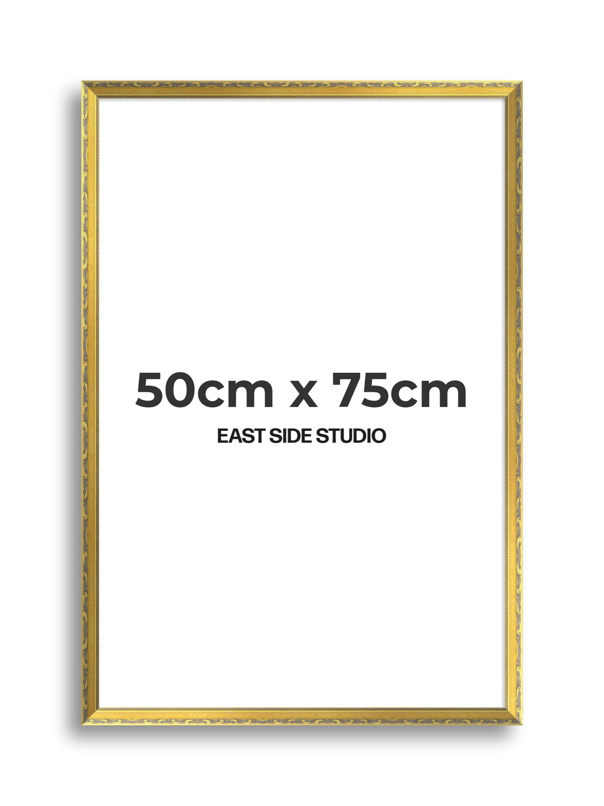 Florin Gold 50cm x 75cm picture frame