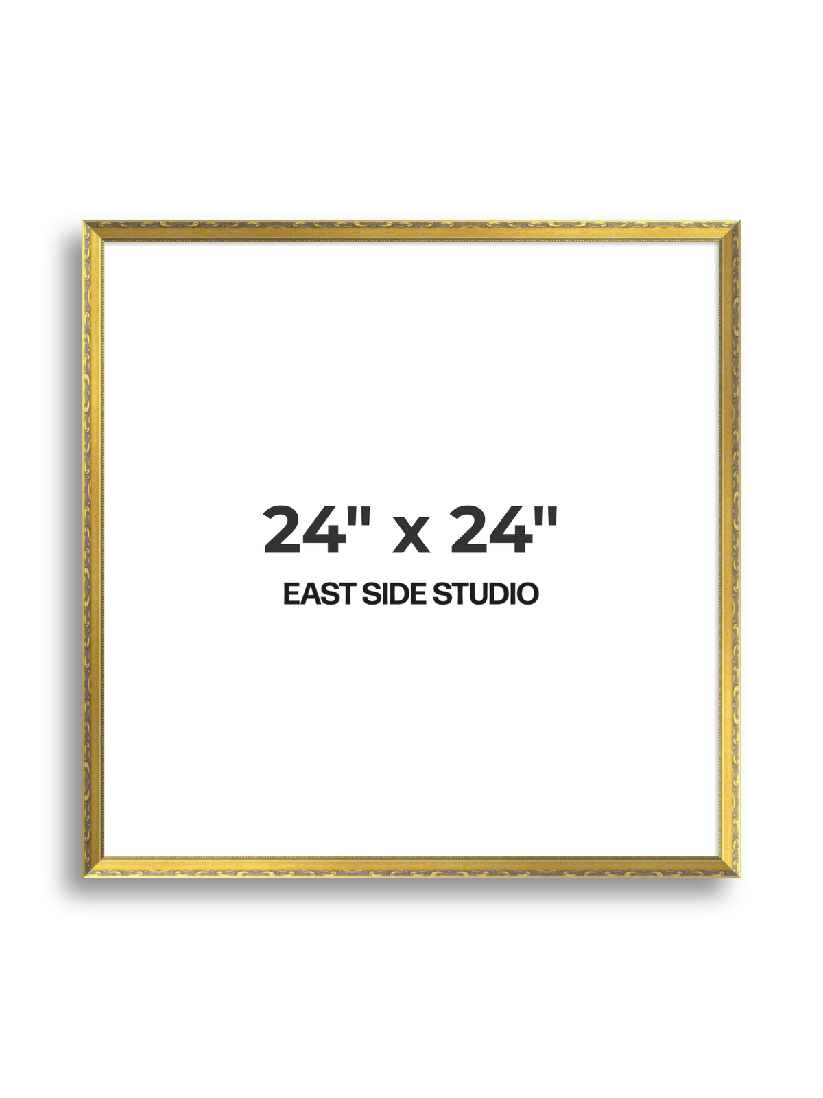 Florin Gold 24" x 24" picture frame