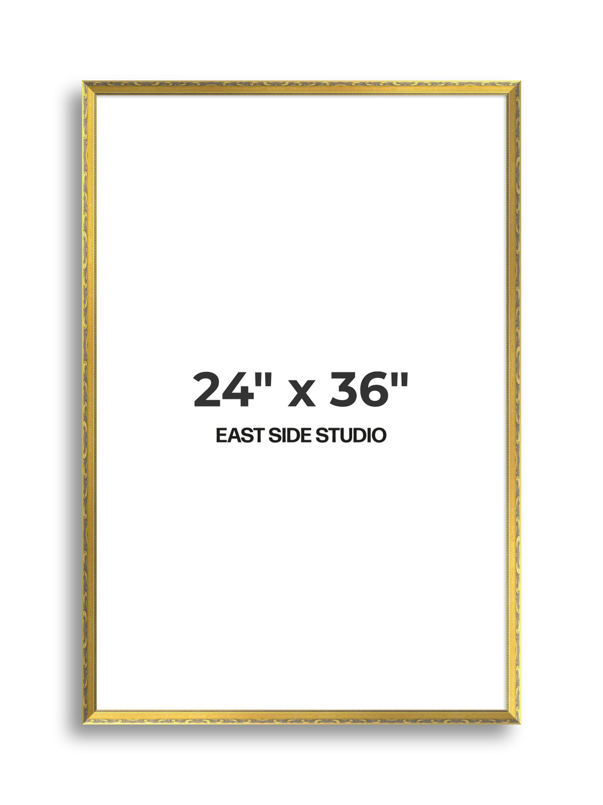 Florin Gold 24" x 36" picture frame