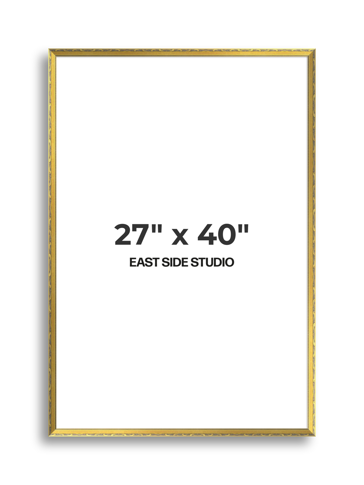 Florin Gold 27" x 40" picture frame