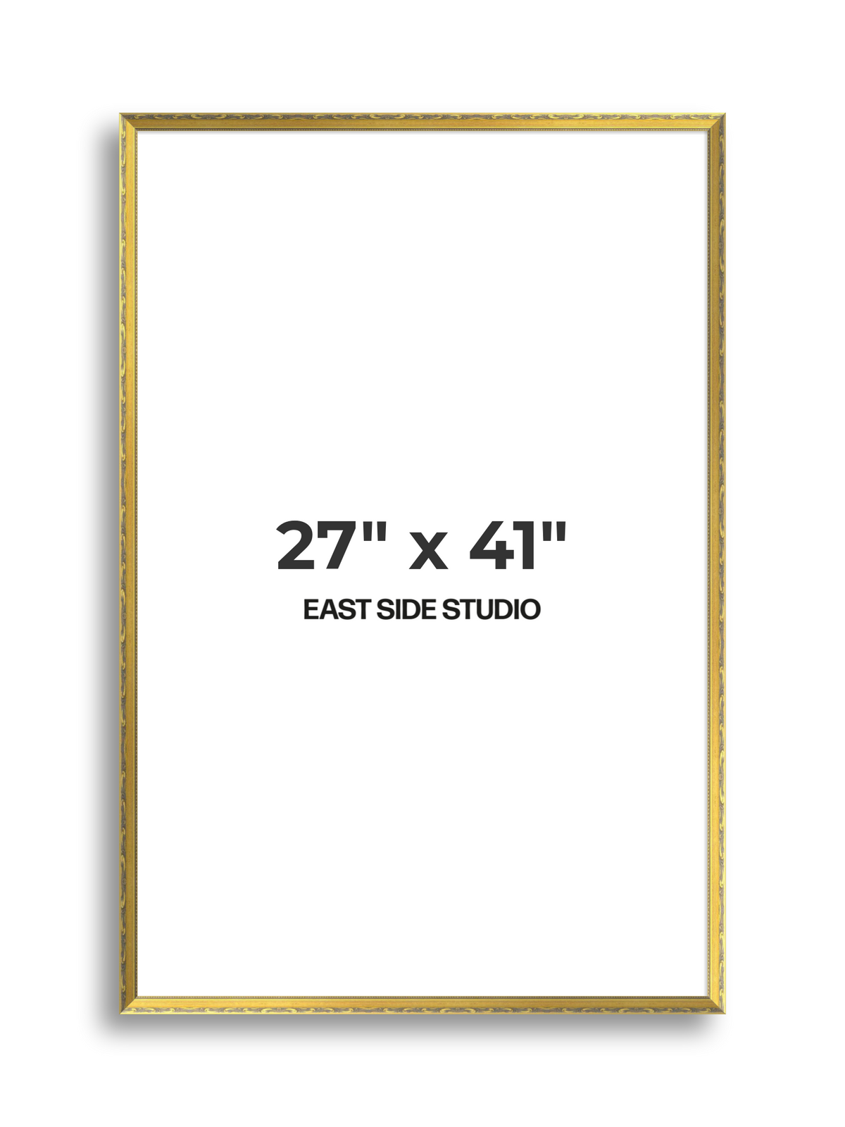 Florin Gold 27" x 41" picture frame