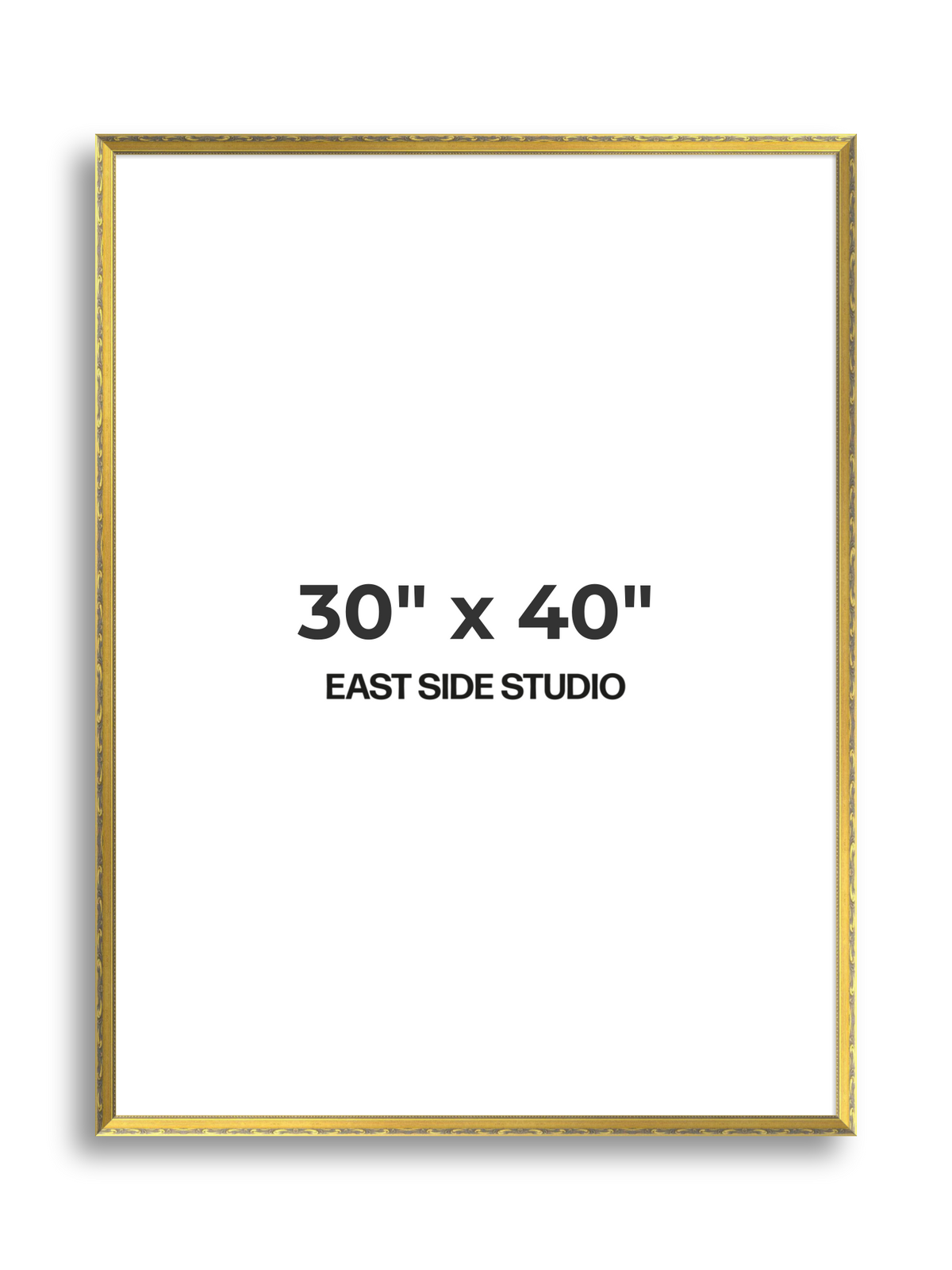 Florin Gold 30" x 40" picture frame