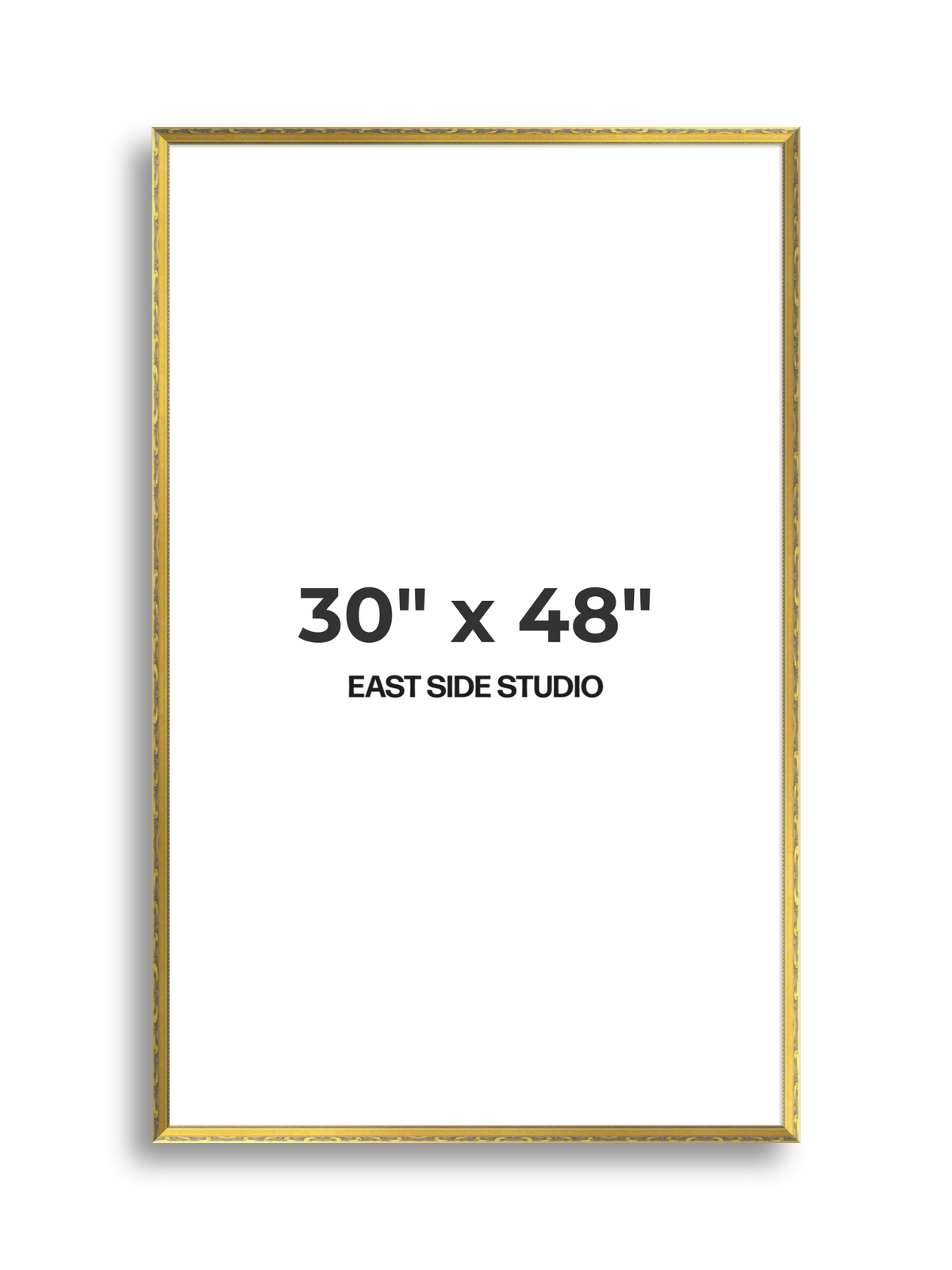 Florin Gold 30" x 48" picture frame